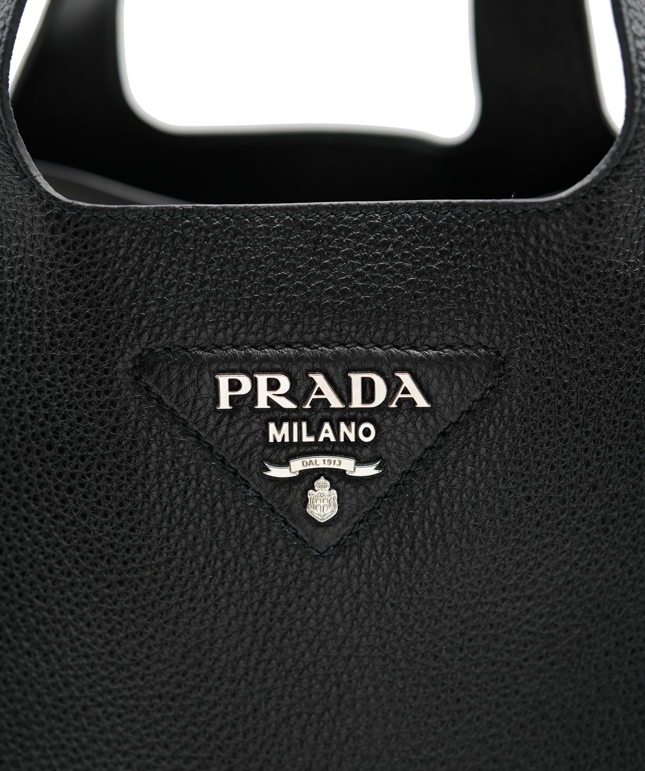 Prada Prada Black Vitello Daino Dynamique Tote ASC4288