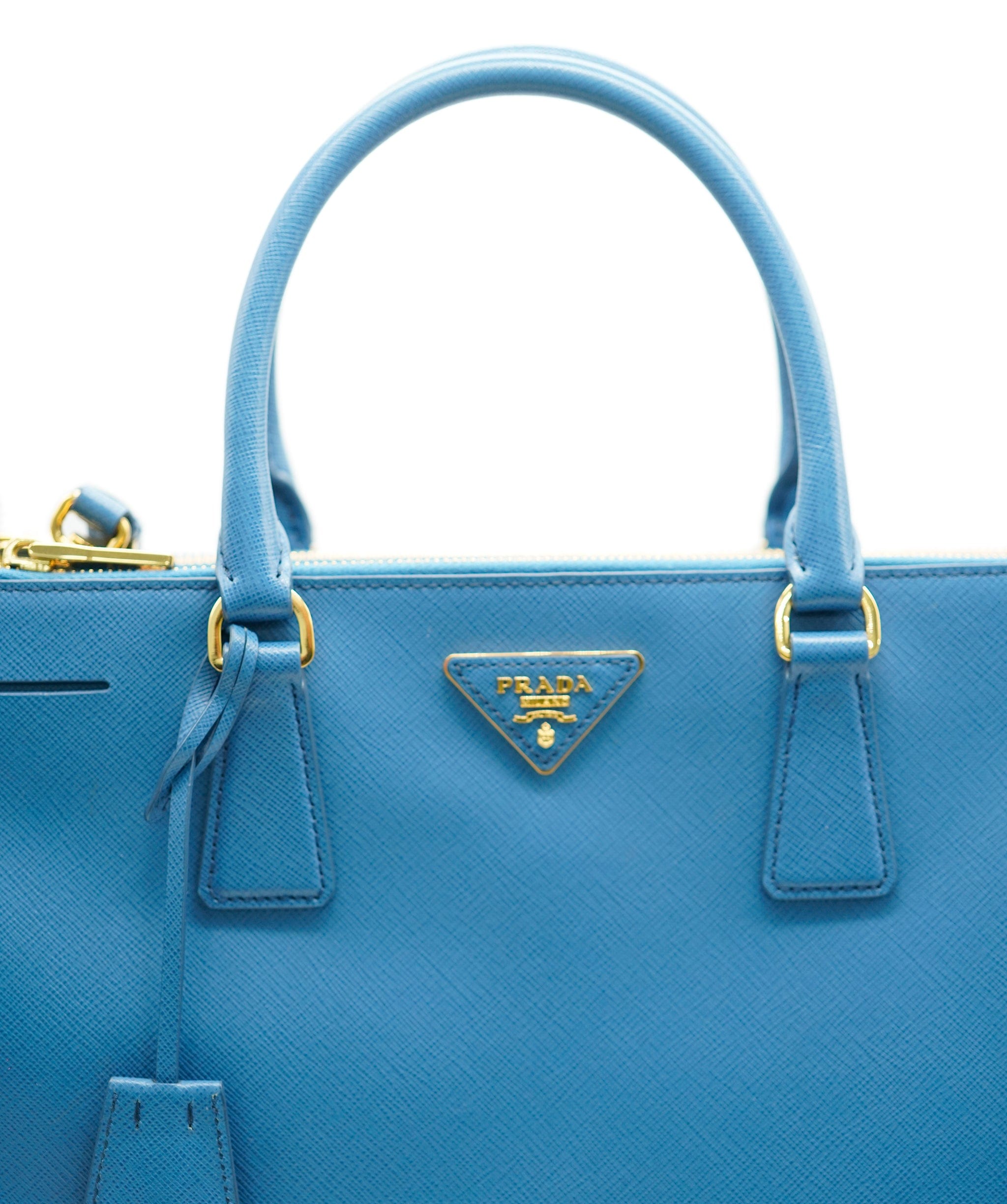 Prada Prada blue saffiano tote with GHW  - AJC0473