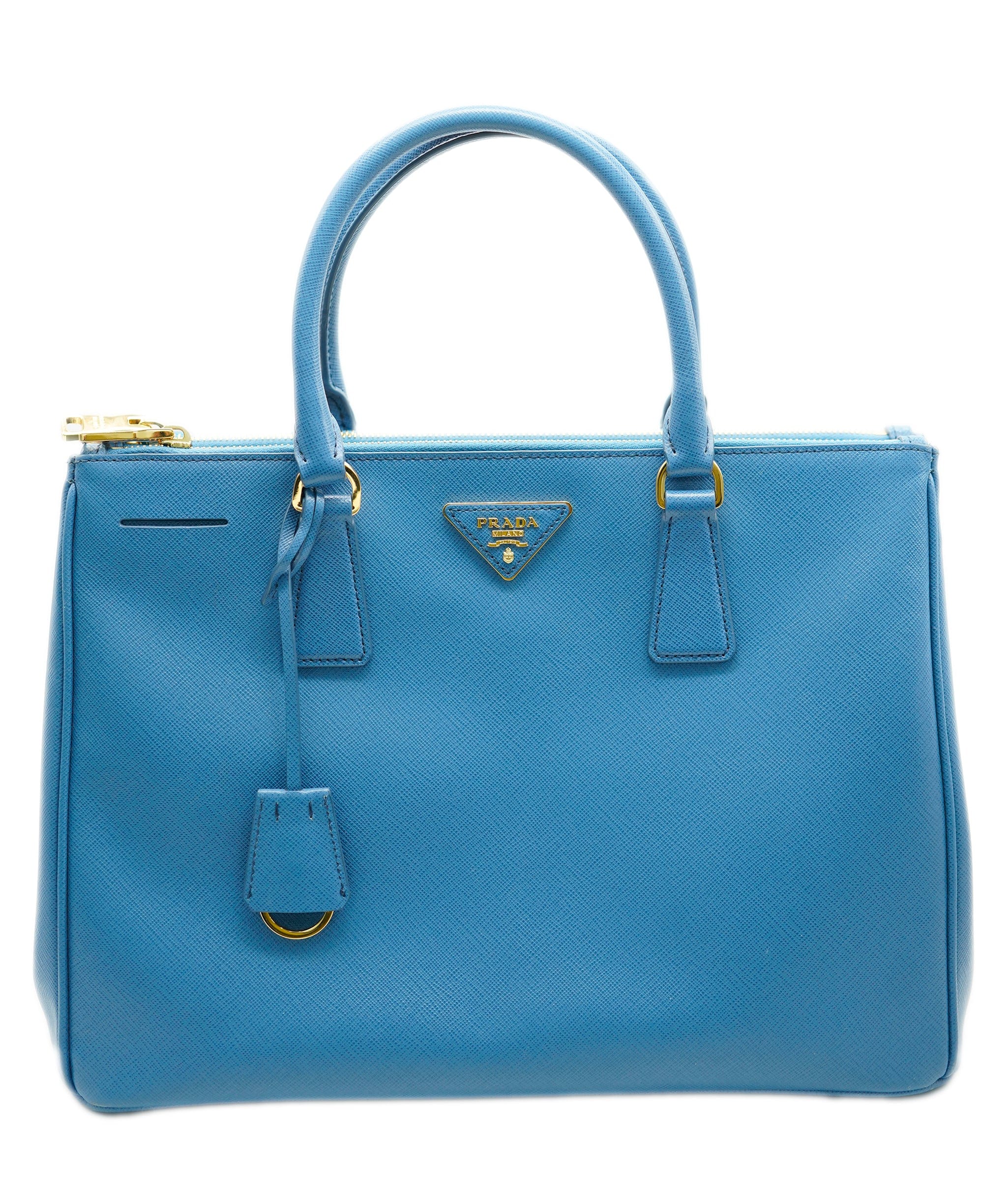 Prada Prada blue saffiano tote with GHW  - AJC0473