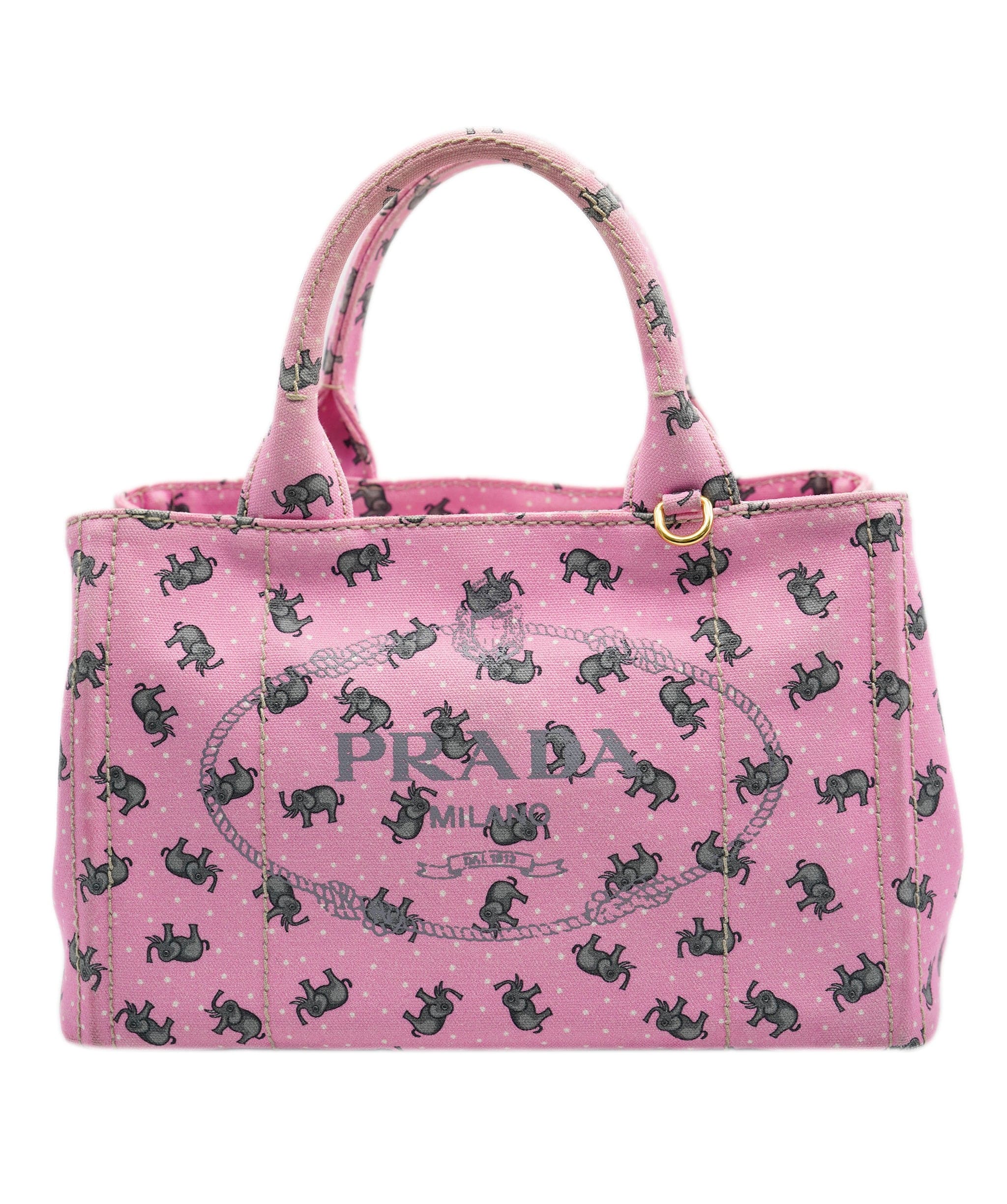 Prada Prada Canapa Pink Elephant bag - ASL8652