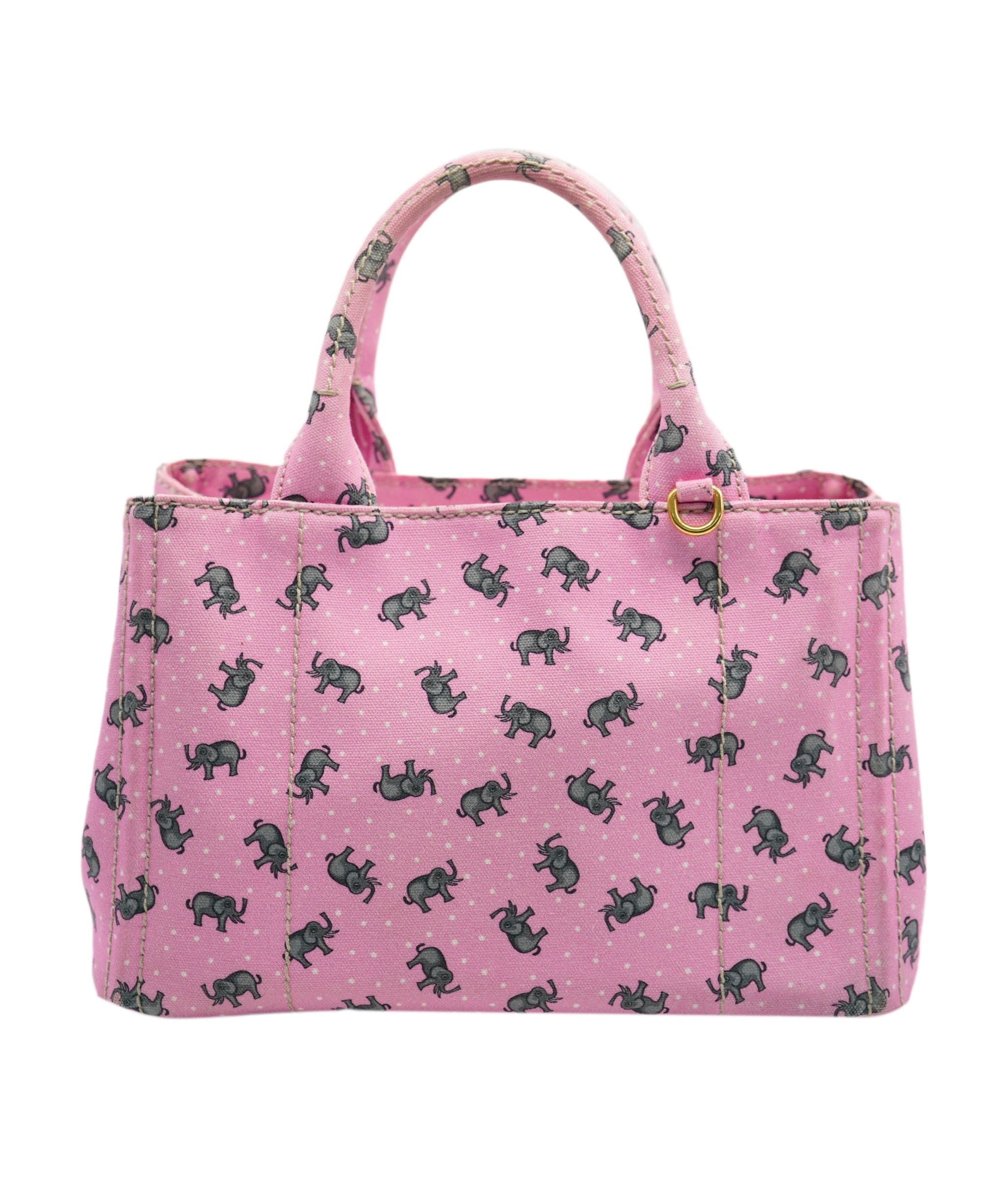 Prada Prada Canapa Pink Elephant bag - ASL8652