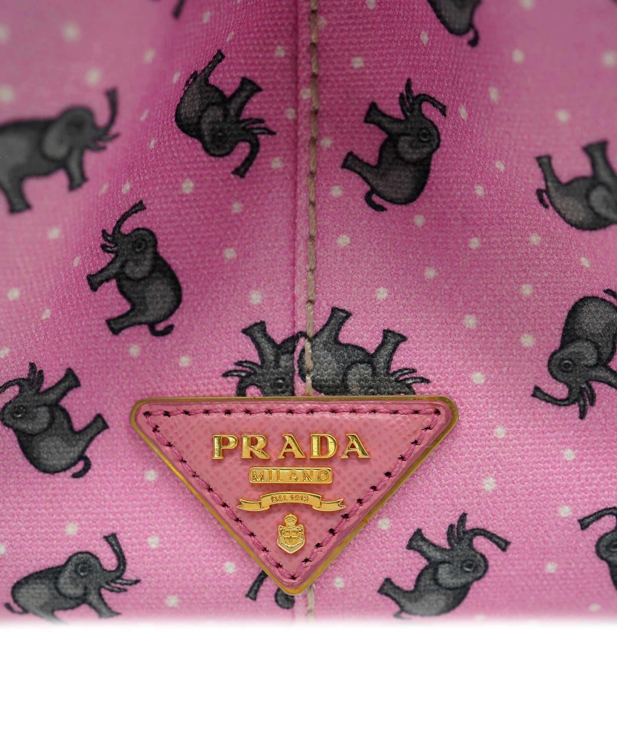 Prada Prada Canapa Pink Elephant bag - ASL8652