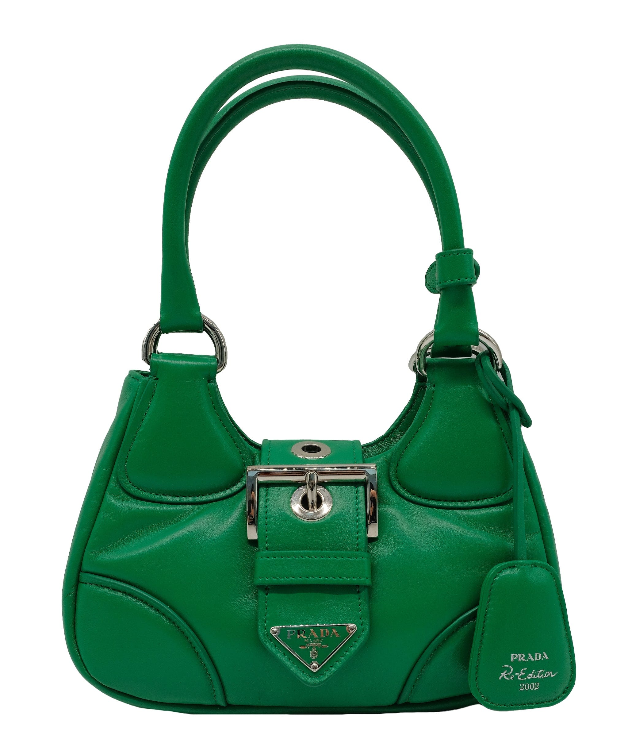 Prada Prada Moon Green Padded Nappa Leather Bag RJC3729