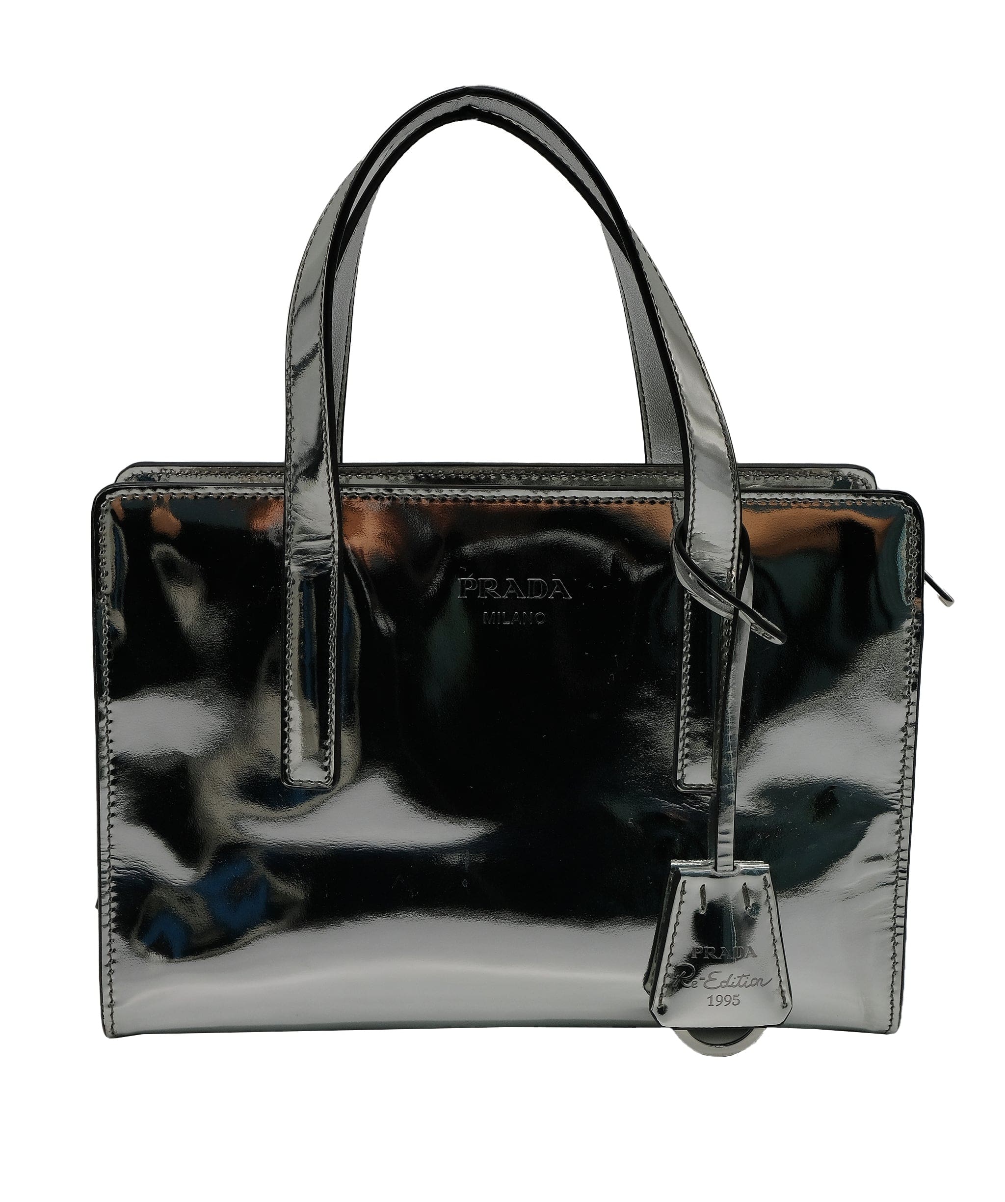 Prada Prada Re-edition 1995 Metallic Tote bag RJC3739