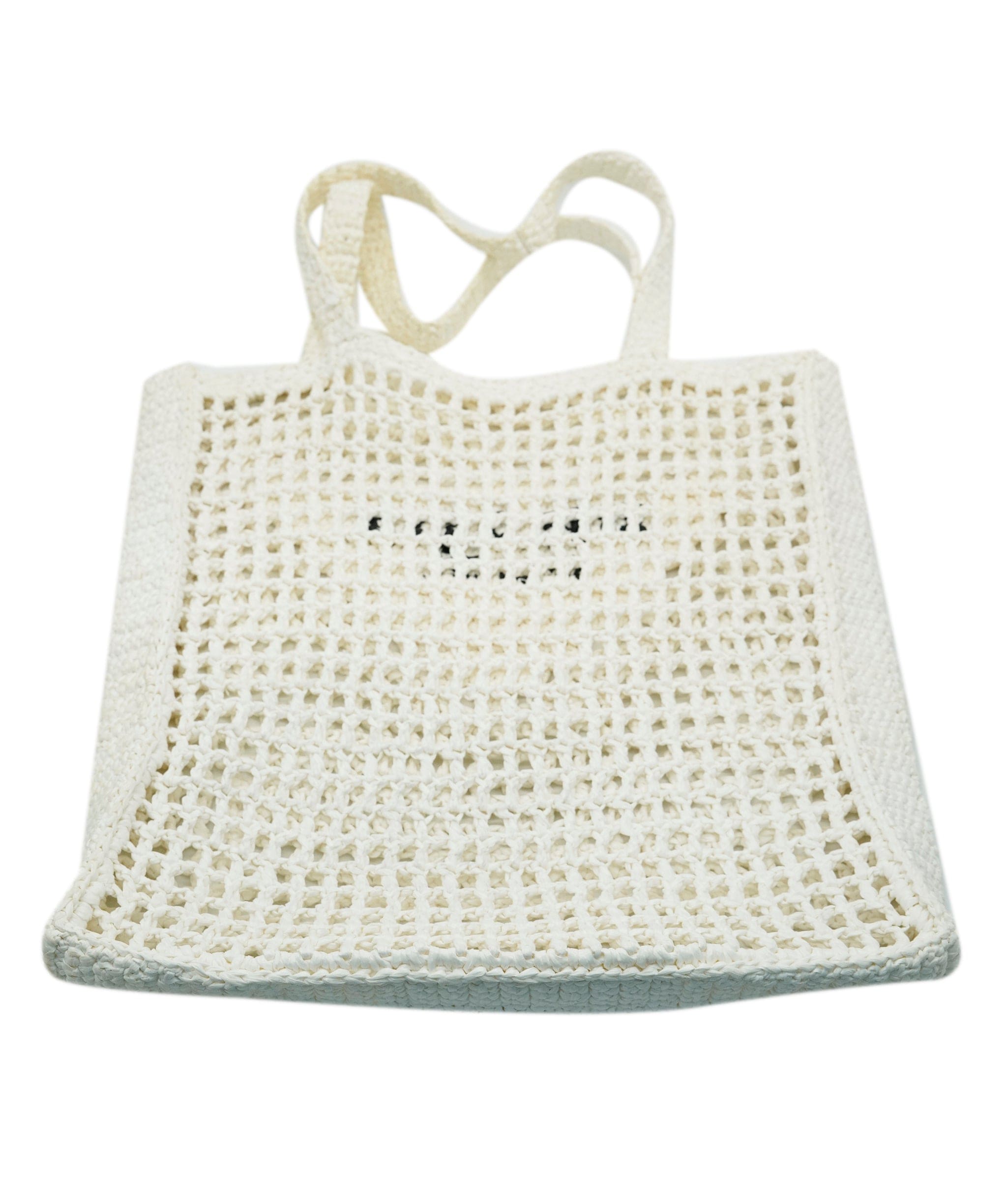 Prada Prada White Raffia Tote AJC0687