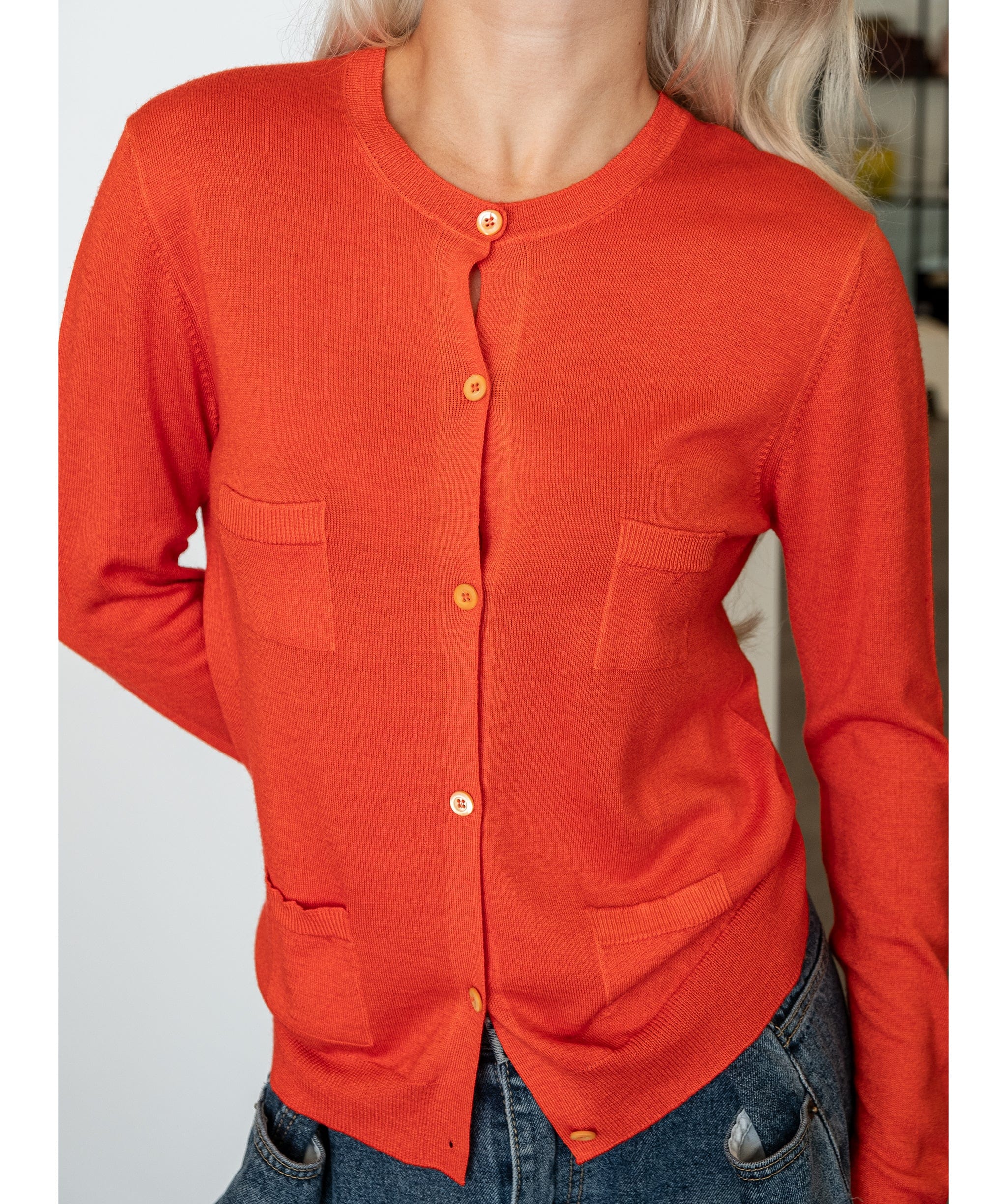 Prada Prada Cardigan Orange RJC2733