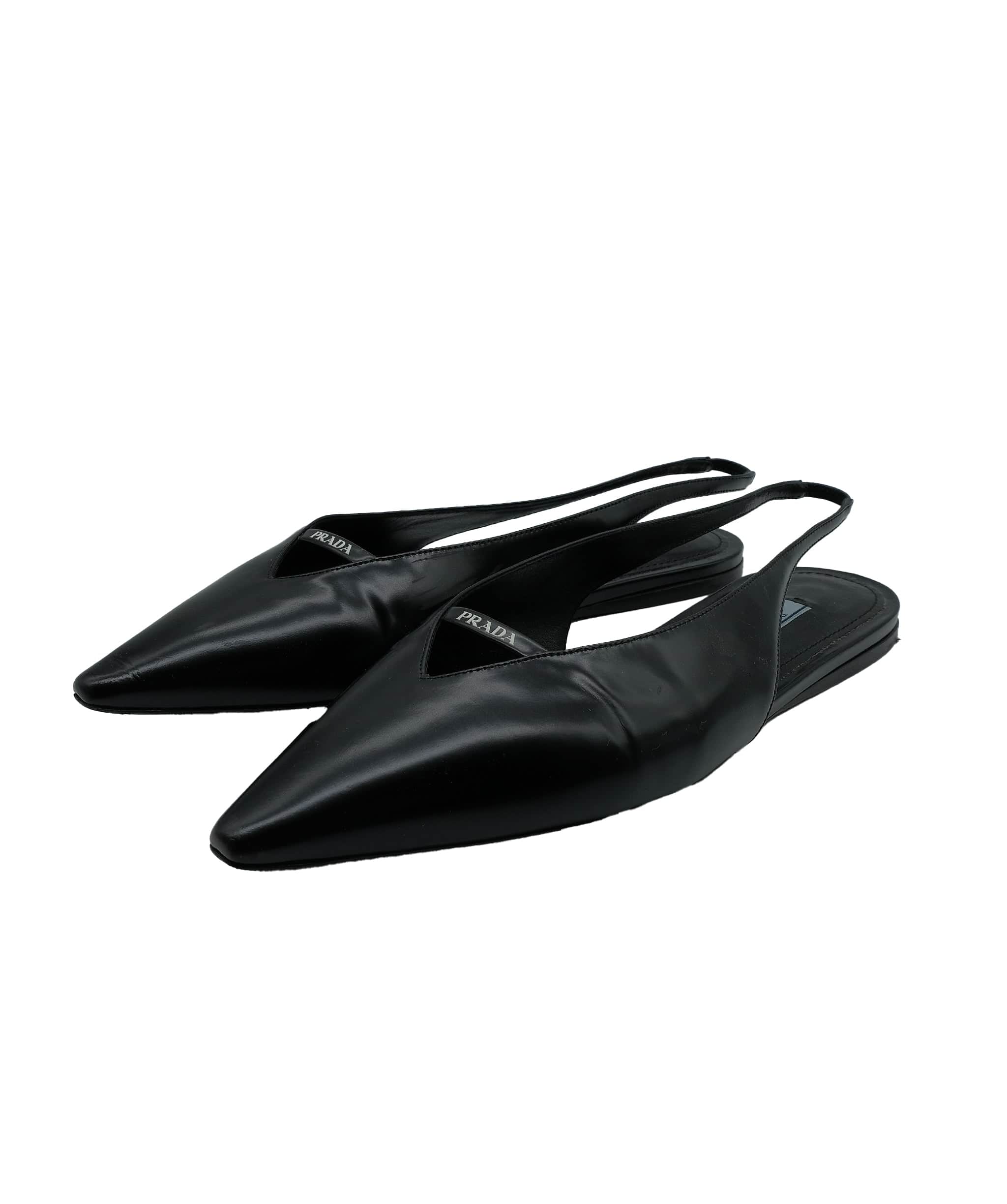 Prada Prada Flat Sandals black size 40.5 RJC2889