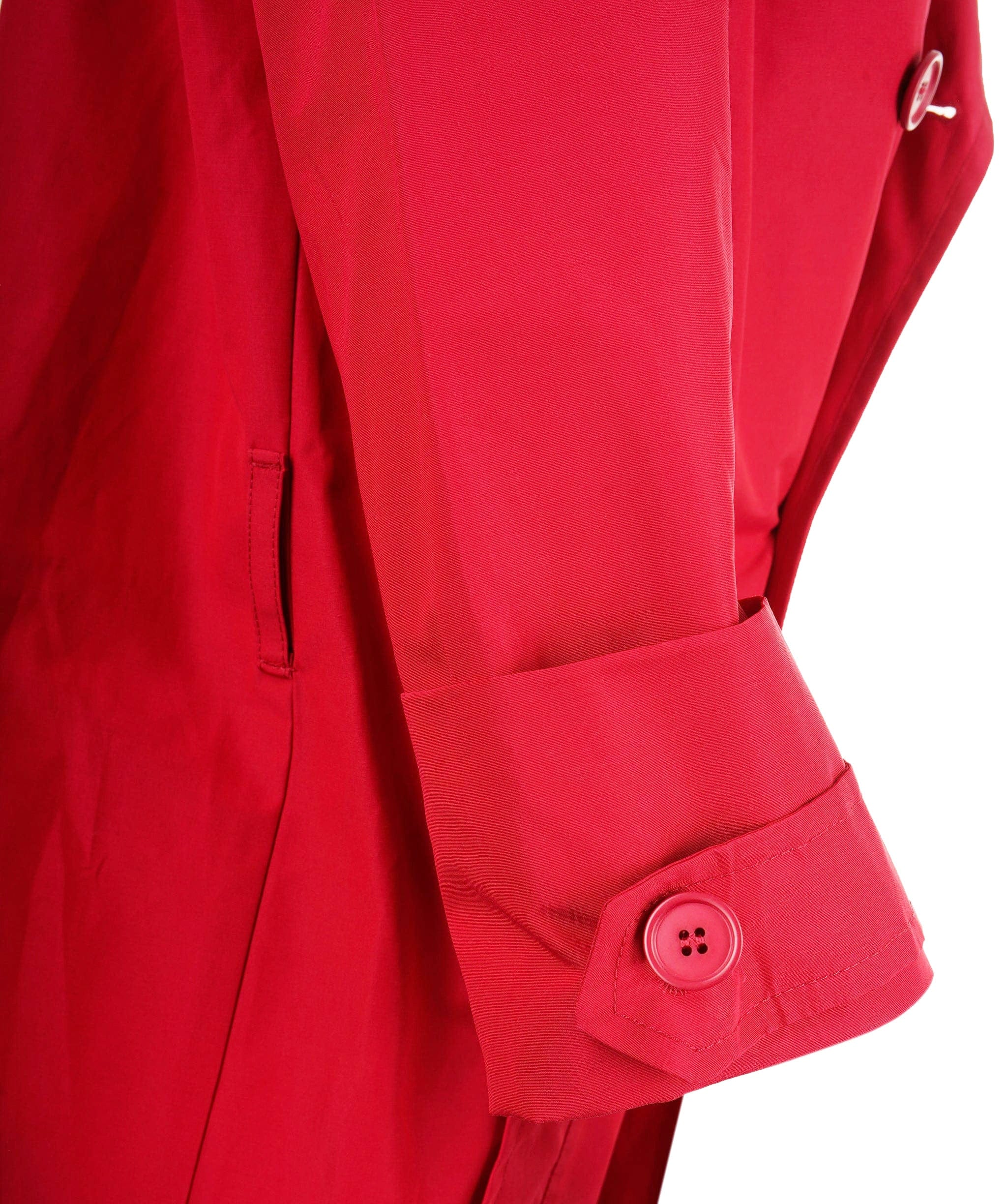 Prada Prada Red Waterproof Jacket With Belt  ALL0430