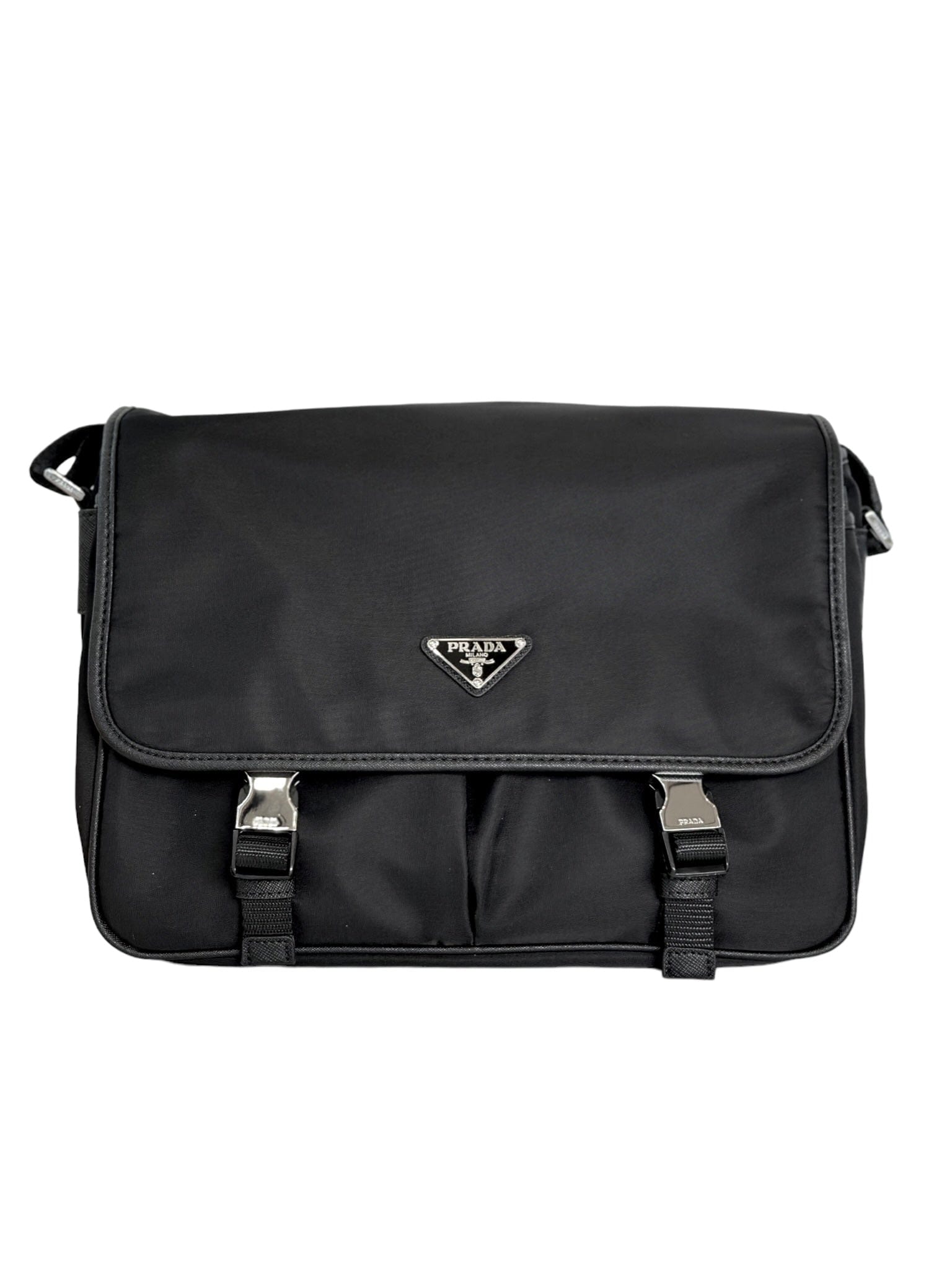 Prada Prada Re-Nylon and Saffiano leather Messenger Bag