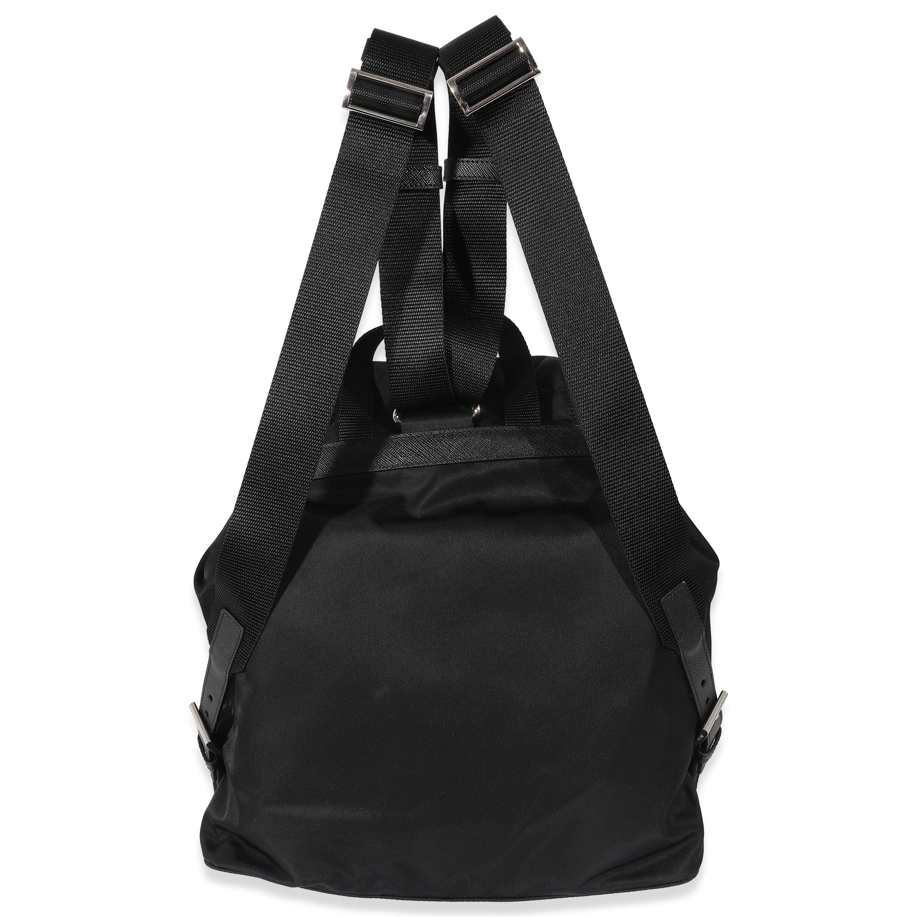 Prada Prada Black Re-Nylon Medium Backpack