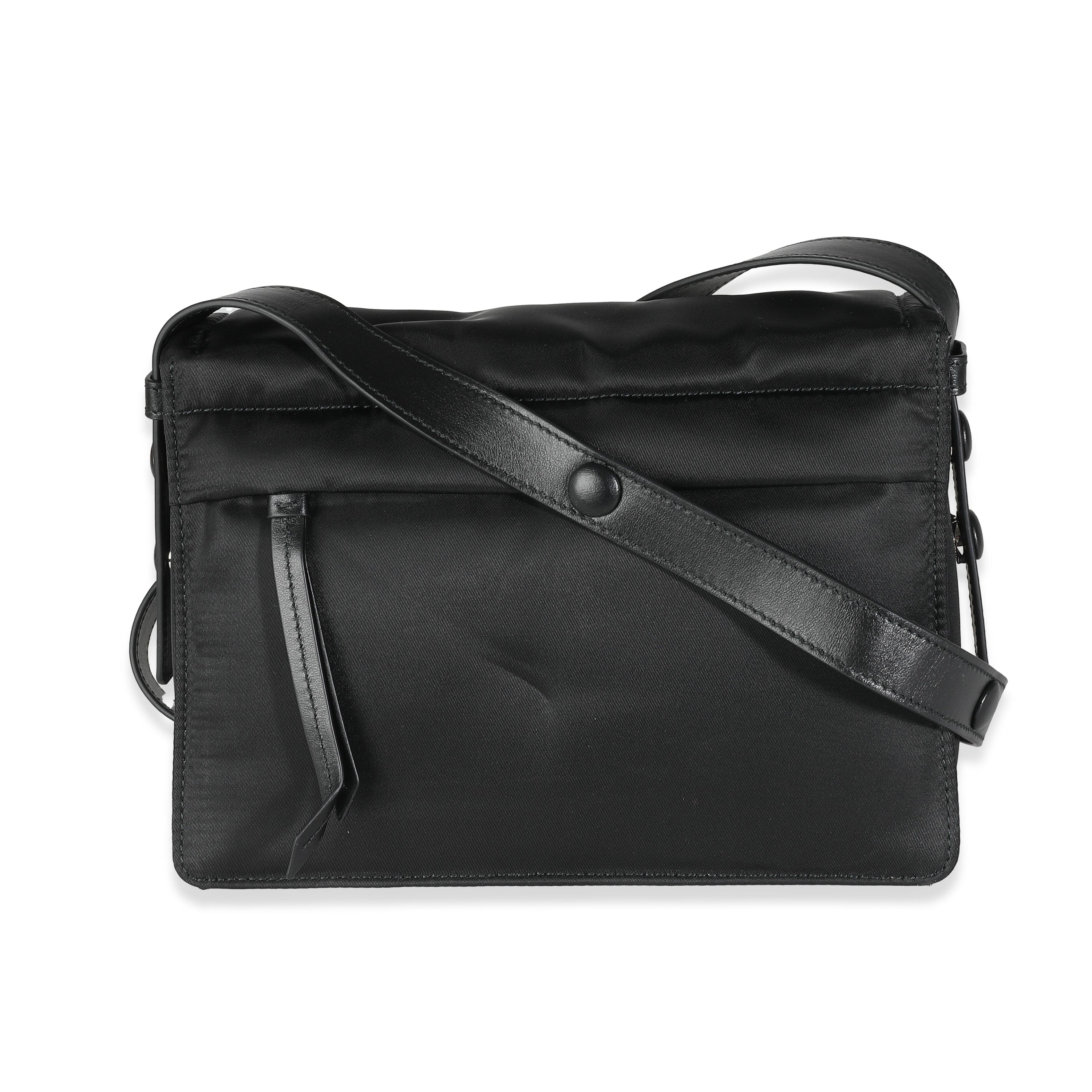 Prada Prada Black Small Padded Re-Nylon Shoulder