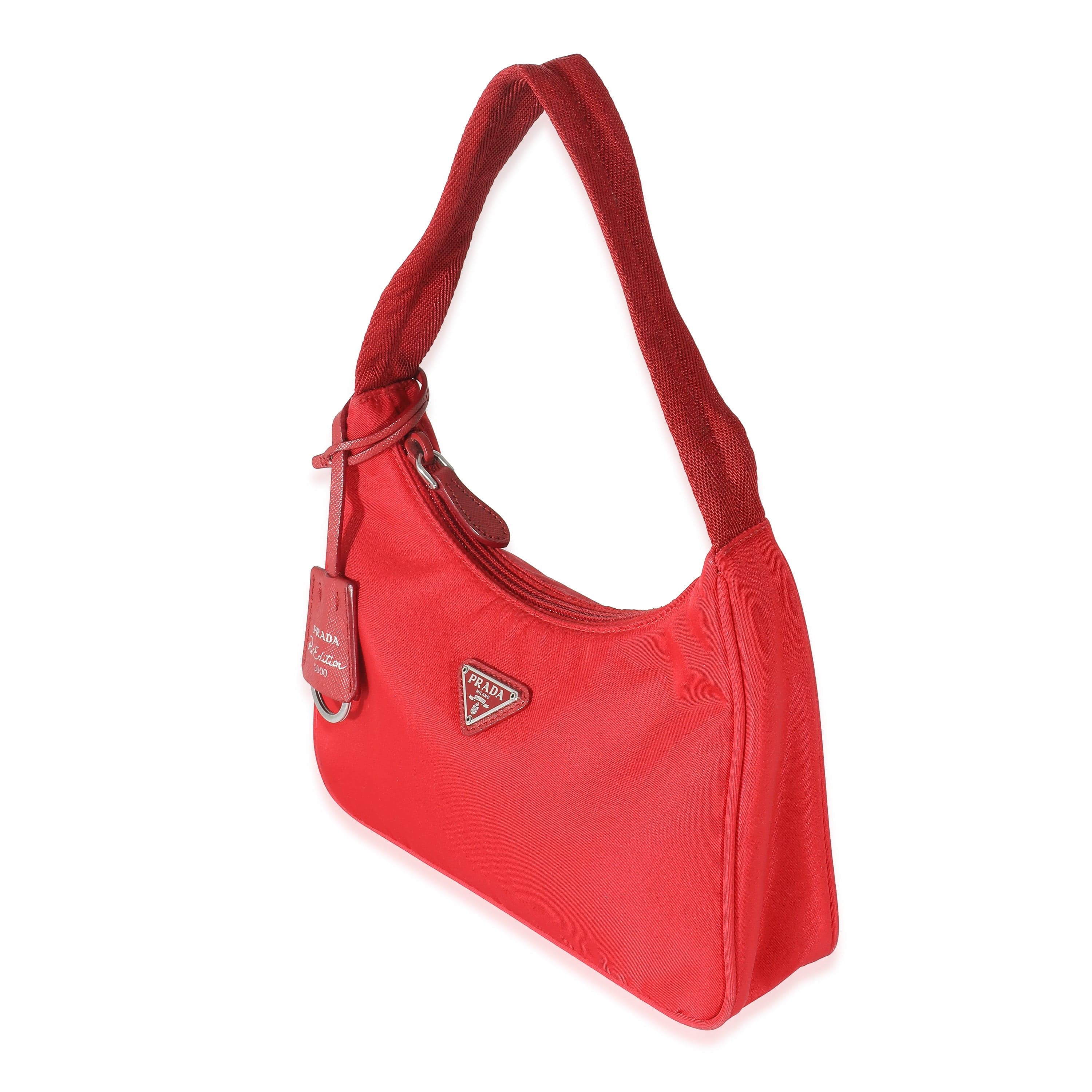 Prada Prada Red Nylon Re-Edition 2000 Mini Bag