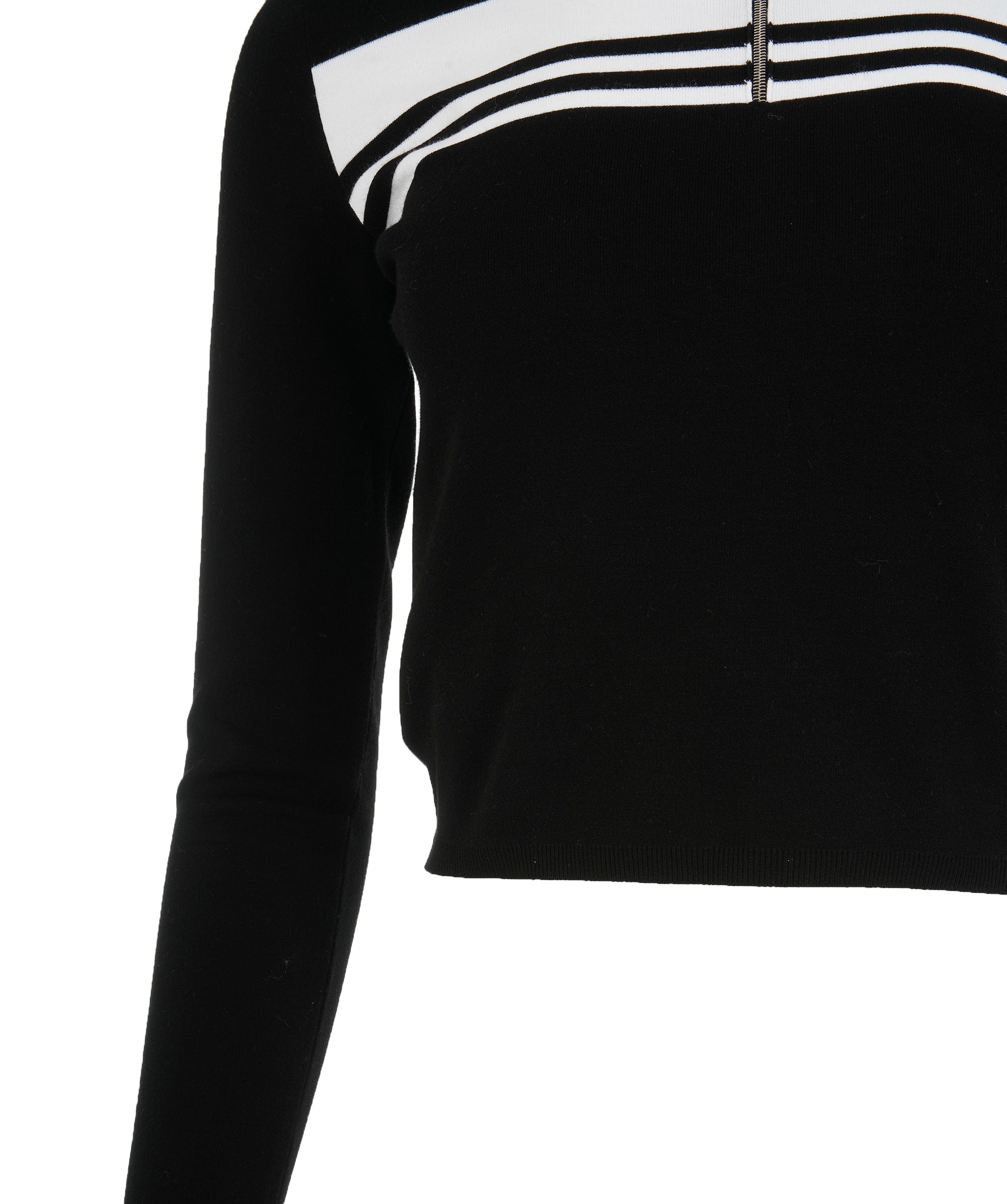 Prada Prada 2022 Black and White Zip Turtleneck  ALC1881