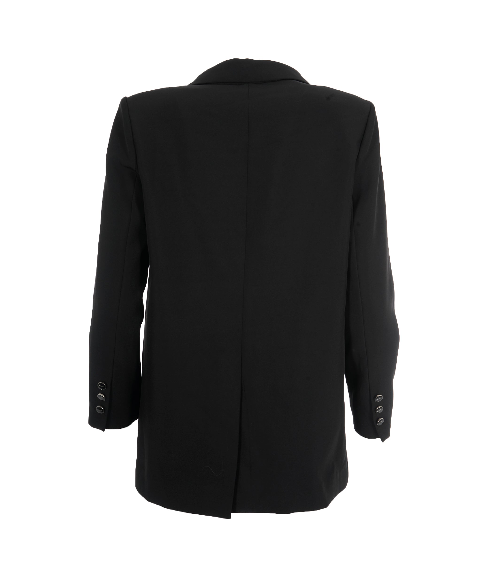 Prada Prada Logo Double Breasted Black Jacket  ALC1428