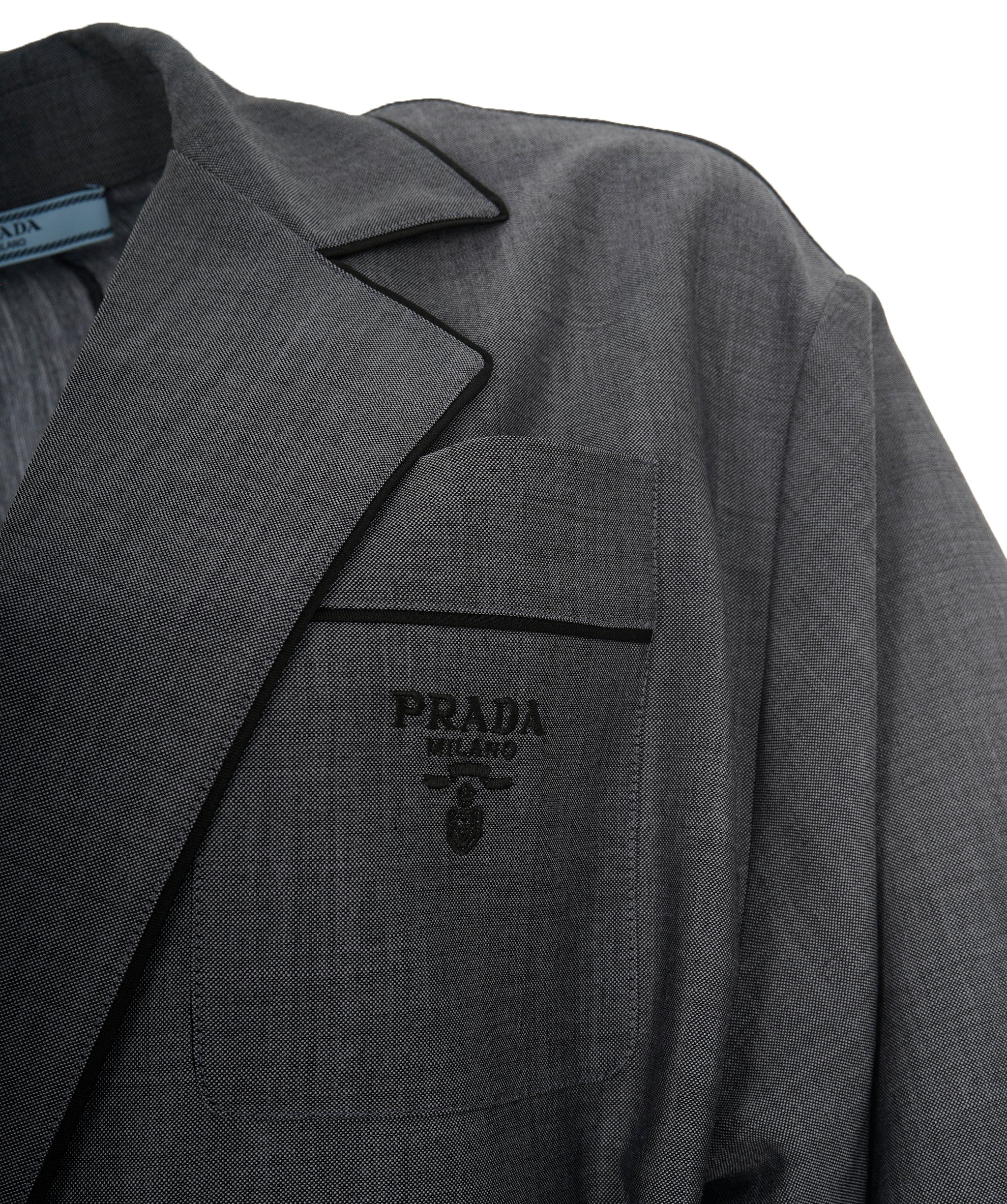 Prada Prada Logo Long Jacket ALC1674