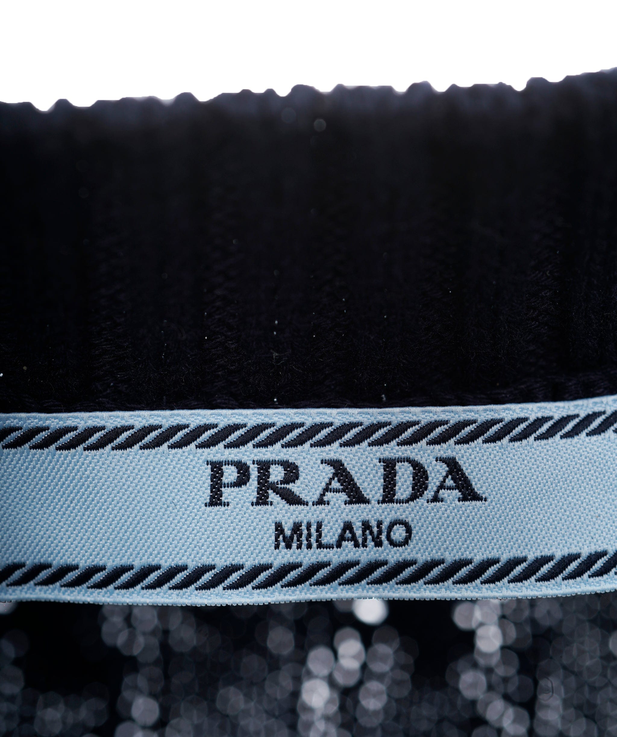 Prada Prada Milano Navy Blue Crewneck Jumper ALL0599