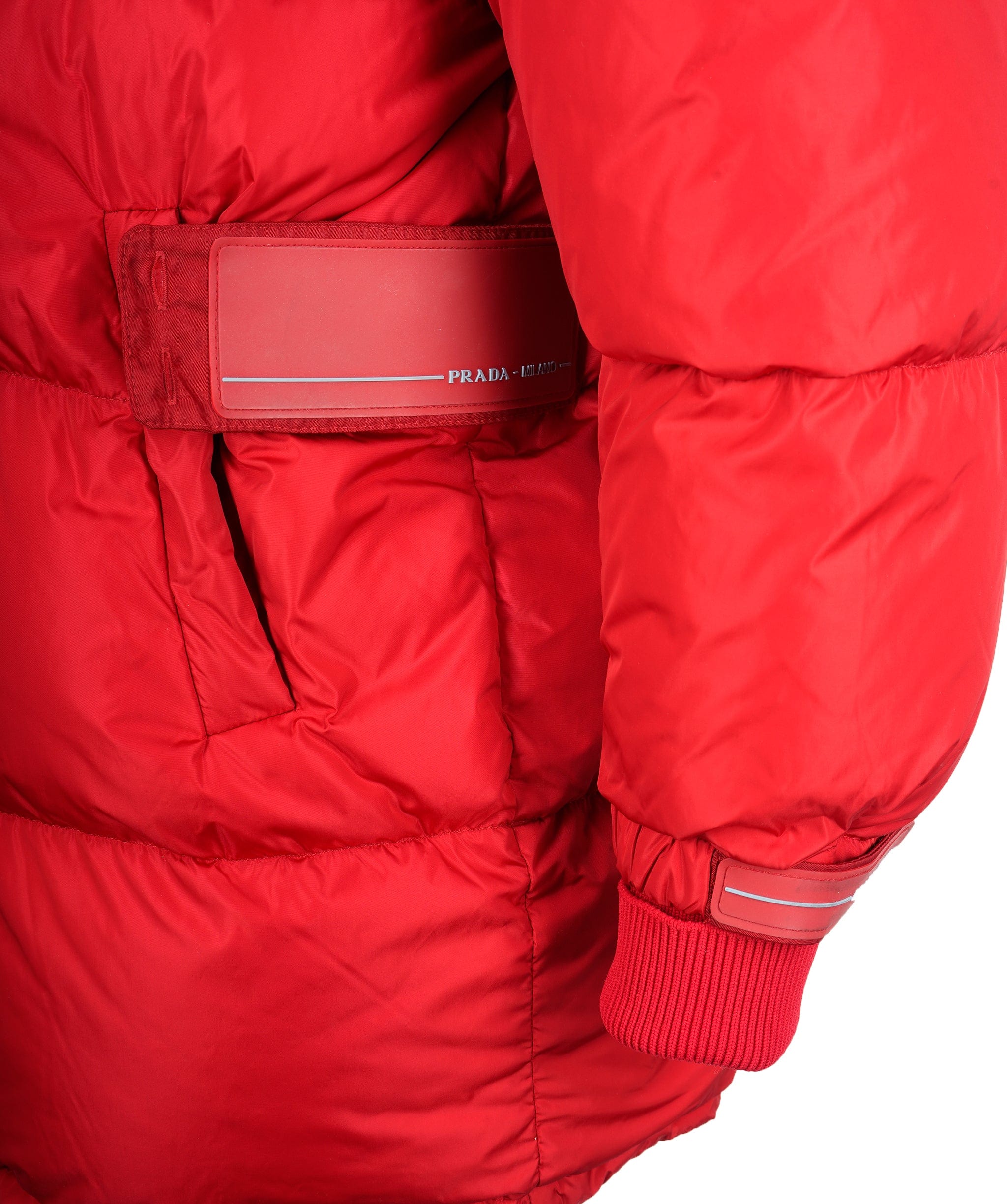 Prada Prada Milano Red Puffer Jacket  ALC1091