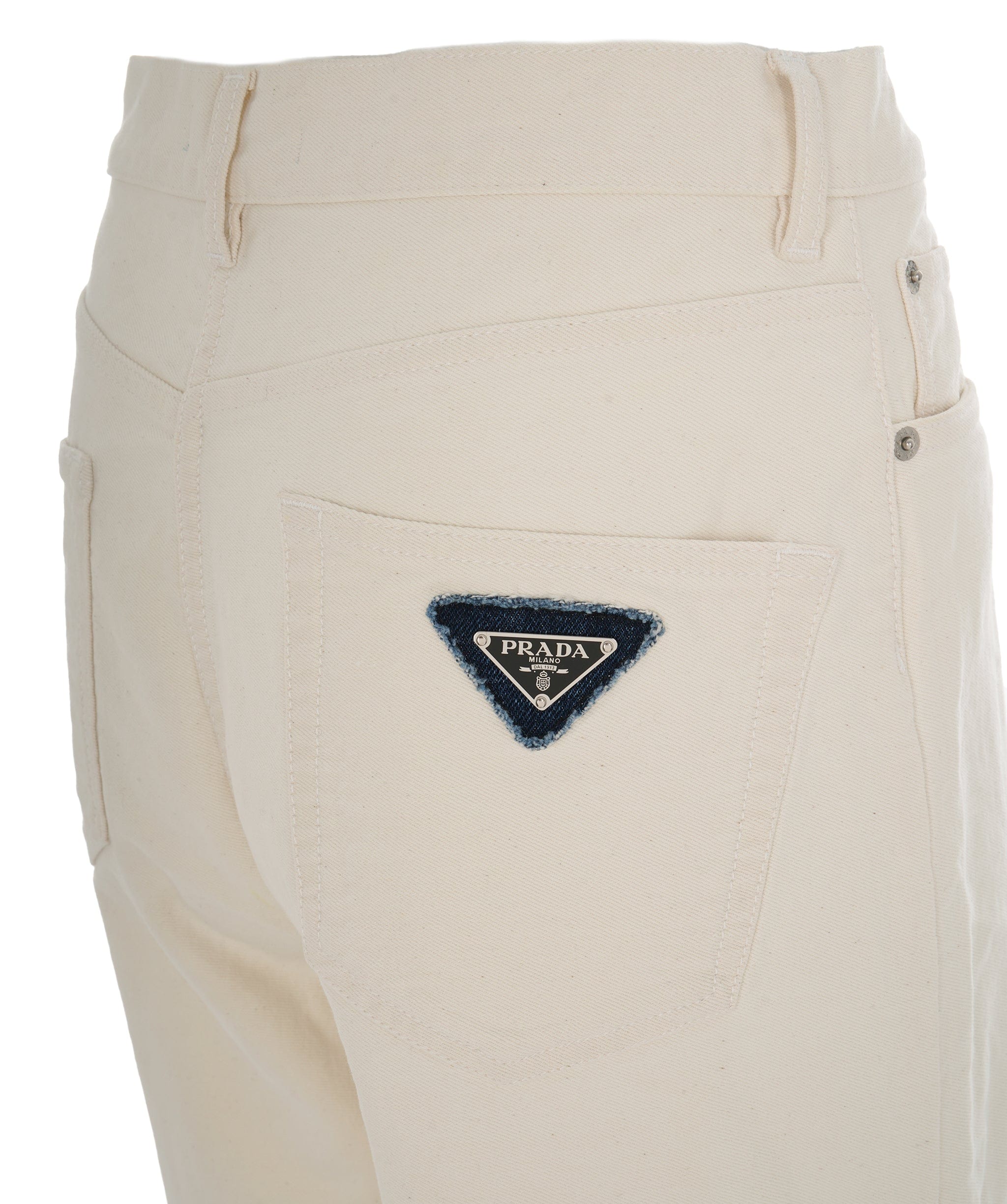 Prada Prada White Logo Jeans  ALC1458