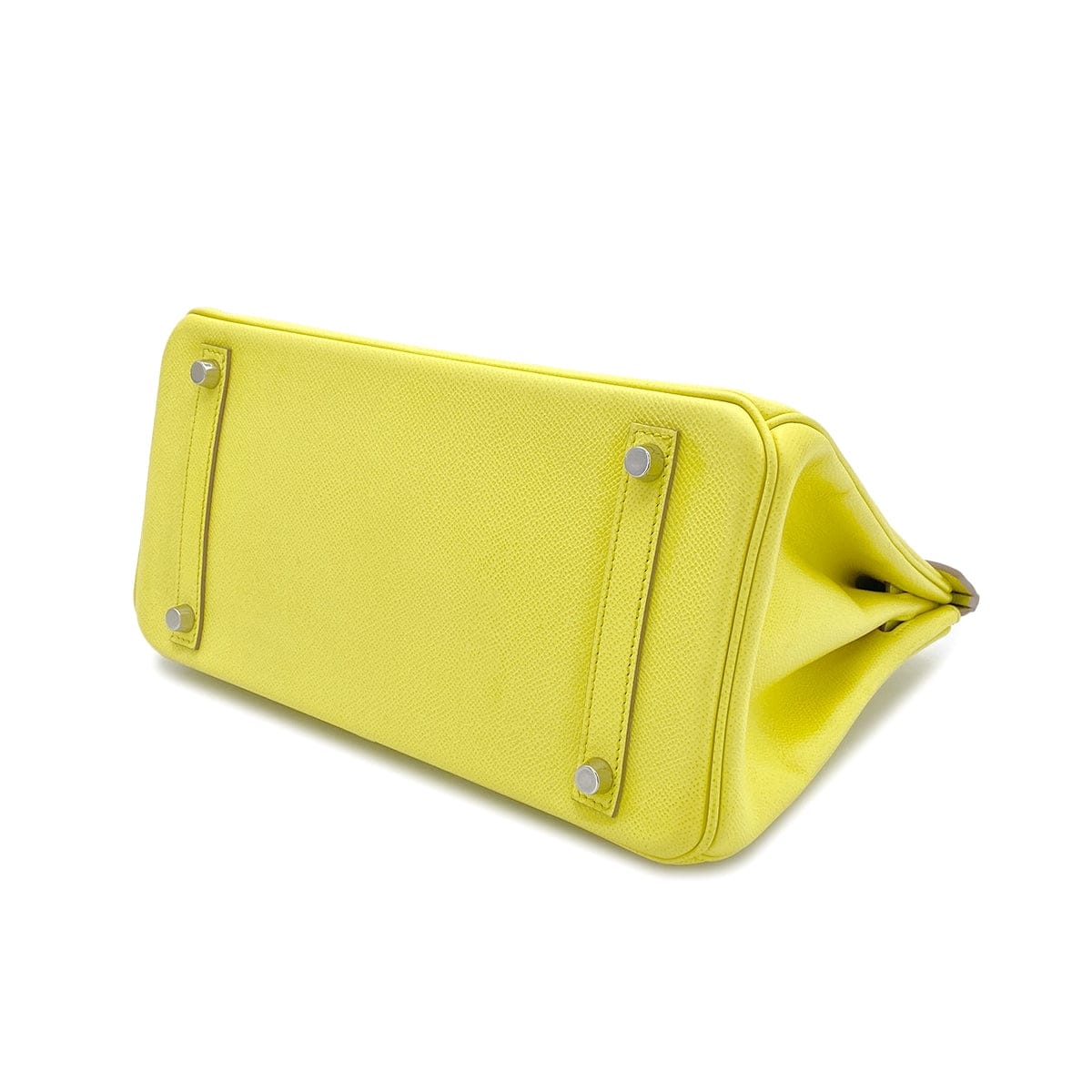 PURPOSE HERMES BIRKIN 30 LIME VEAU EPSOM HAND BAG 2013 SQUARE Q PALLADIUM HARDWARE 90322805