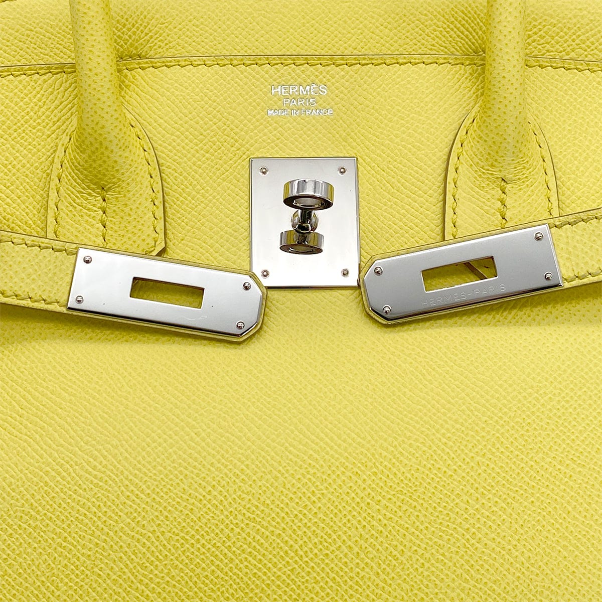 PURPOSE HERMES BIRKIN 30 LIME VEAU EPSOM HAND BAG 2013 SQUARE Q PALLADIUM HARDWARE 90322805