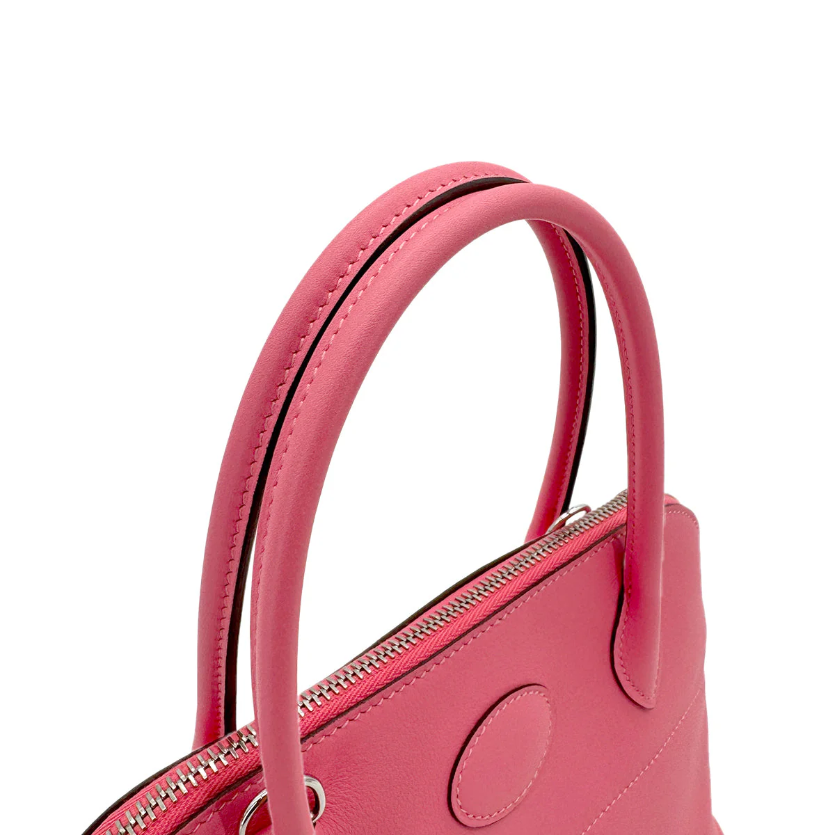 PURPOSE HERMES BOLIDE 27 ROSE AZALEE VEAU SWIFT HAND SHOULDER BAG D 90294140