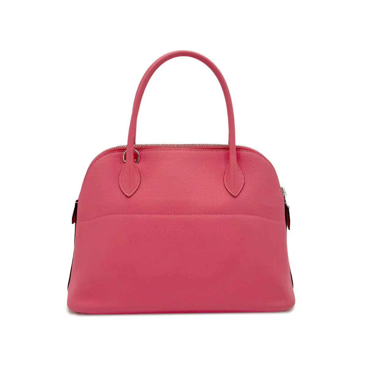 PURPOSE HERMES BOLIDE 27 ROSE AZALEE VEAU SWIFT HAND SHOULDER BAG D 90294140
