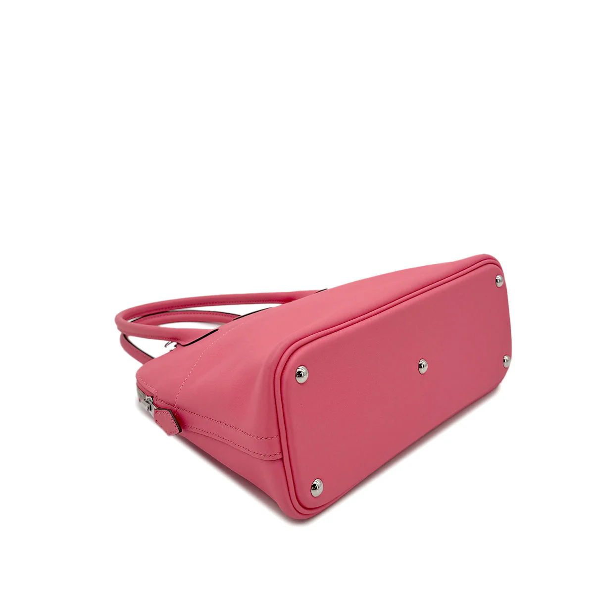 PURPOSE HERMES BOLIDE 27 ROSE AZALEE VEAU SWIFT HAND SHOULDER BAG D 90294140