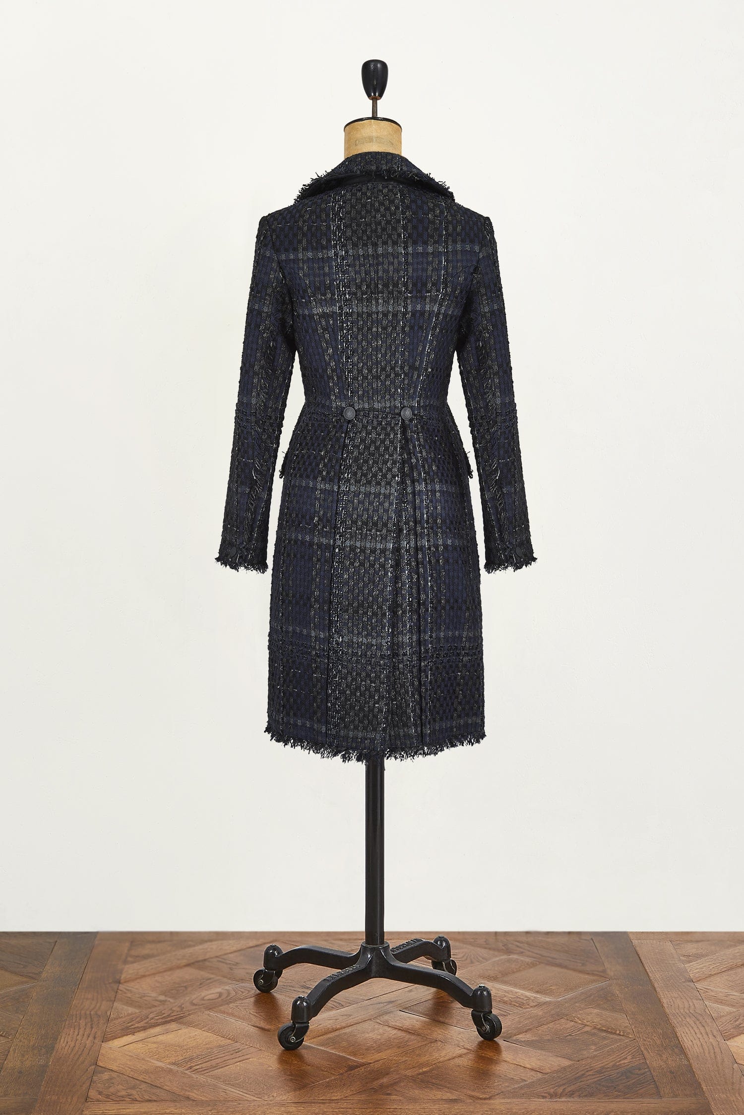 Rag & Bone Rag & Bone Wool Black/Navy Coat AGC1580