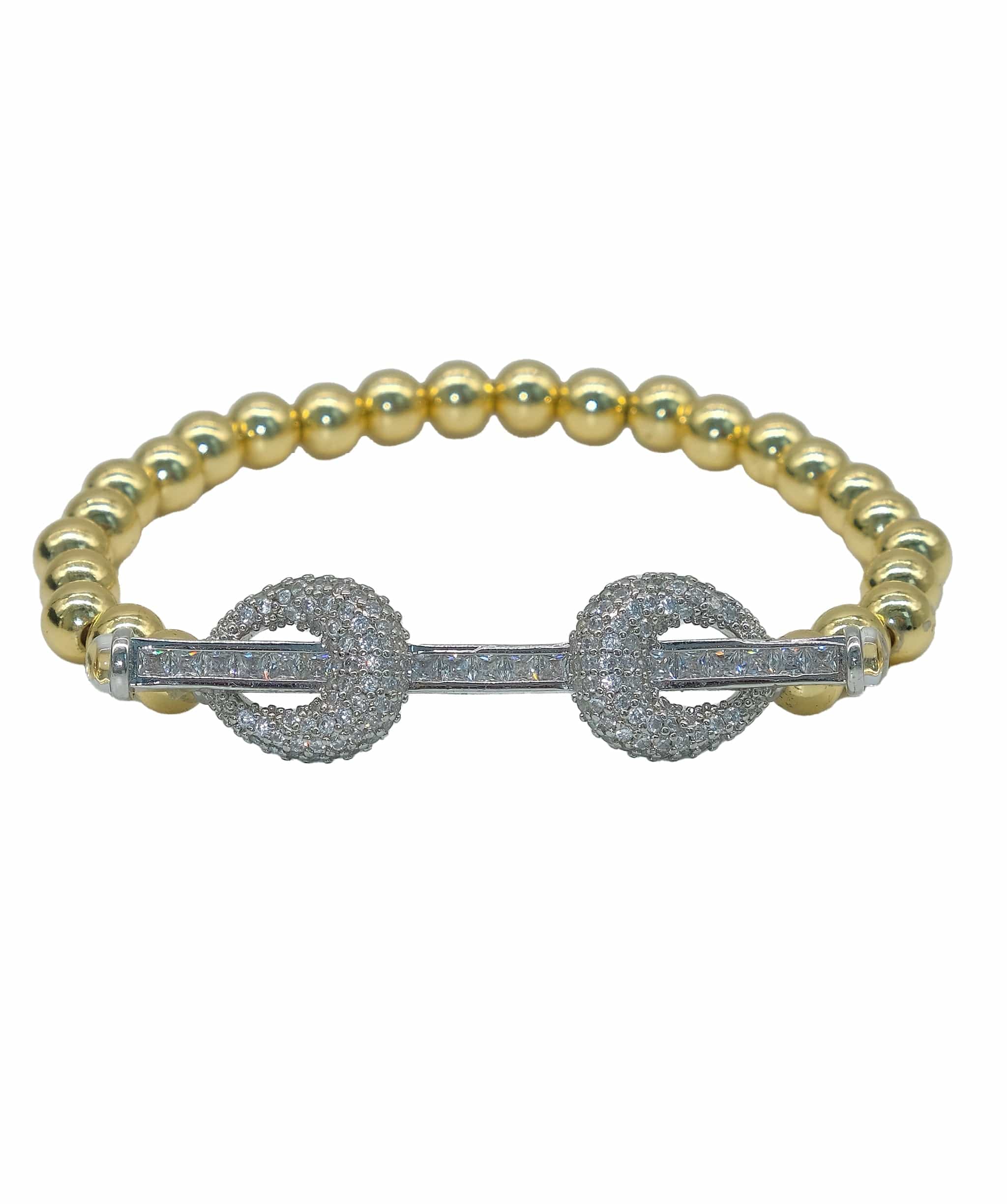 REVEL AVENUE Ciara Silver Gold Bracelet REC1650