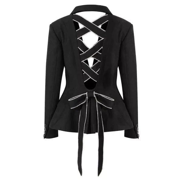 REVEL AVENUE Tie Me Up Blazer M REC1622