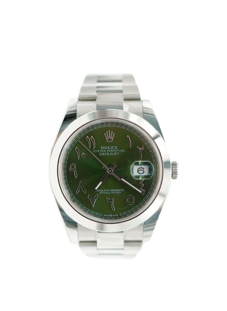 116300 Datejust II 41mm, Arabic Green Dial, Full set, B&P AGC1491