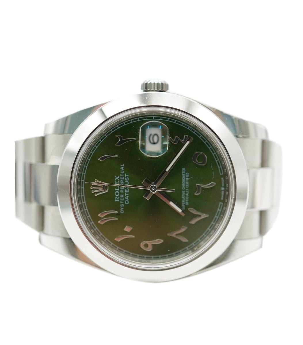 116300 Datejust II 41mm, Arabic Green Dial, Full set, B&P AGC1491