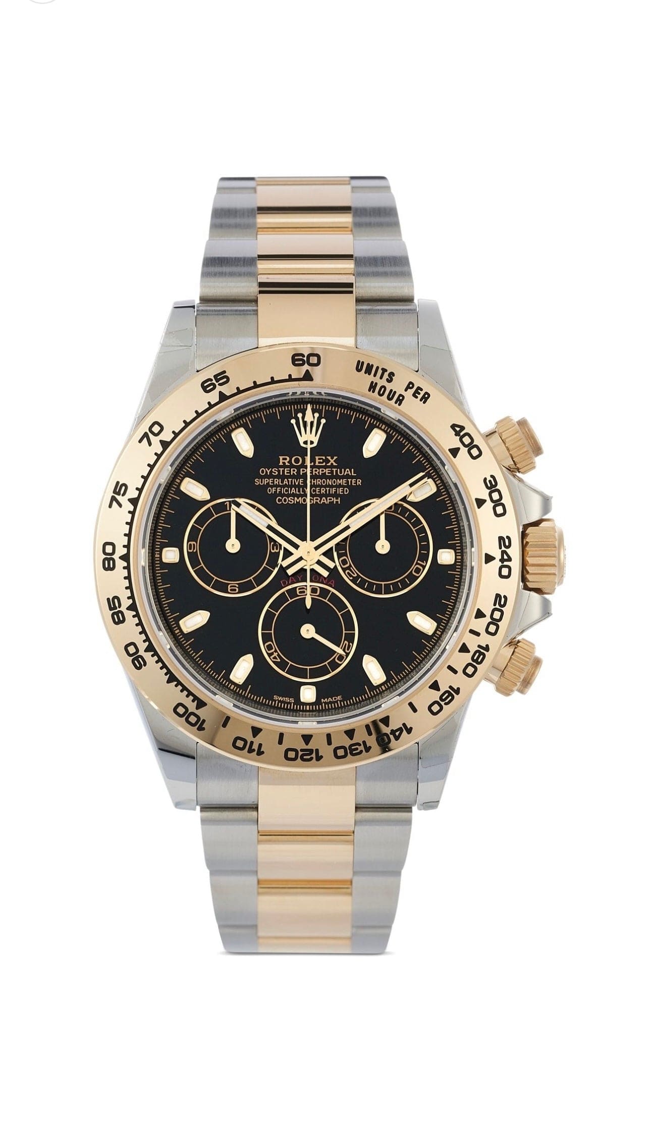 Rolex Rolex Cosmograph Daytona Steel & Gold Black Dial SKC1519