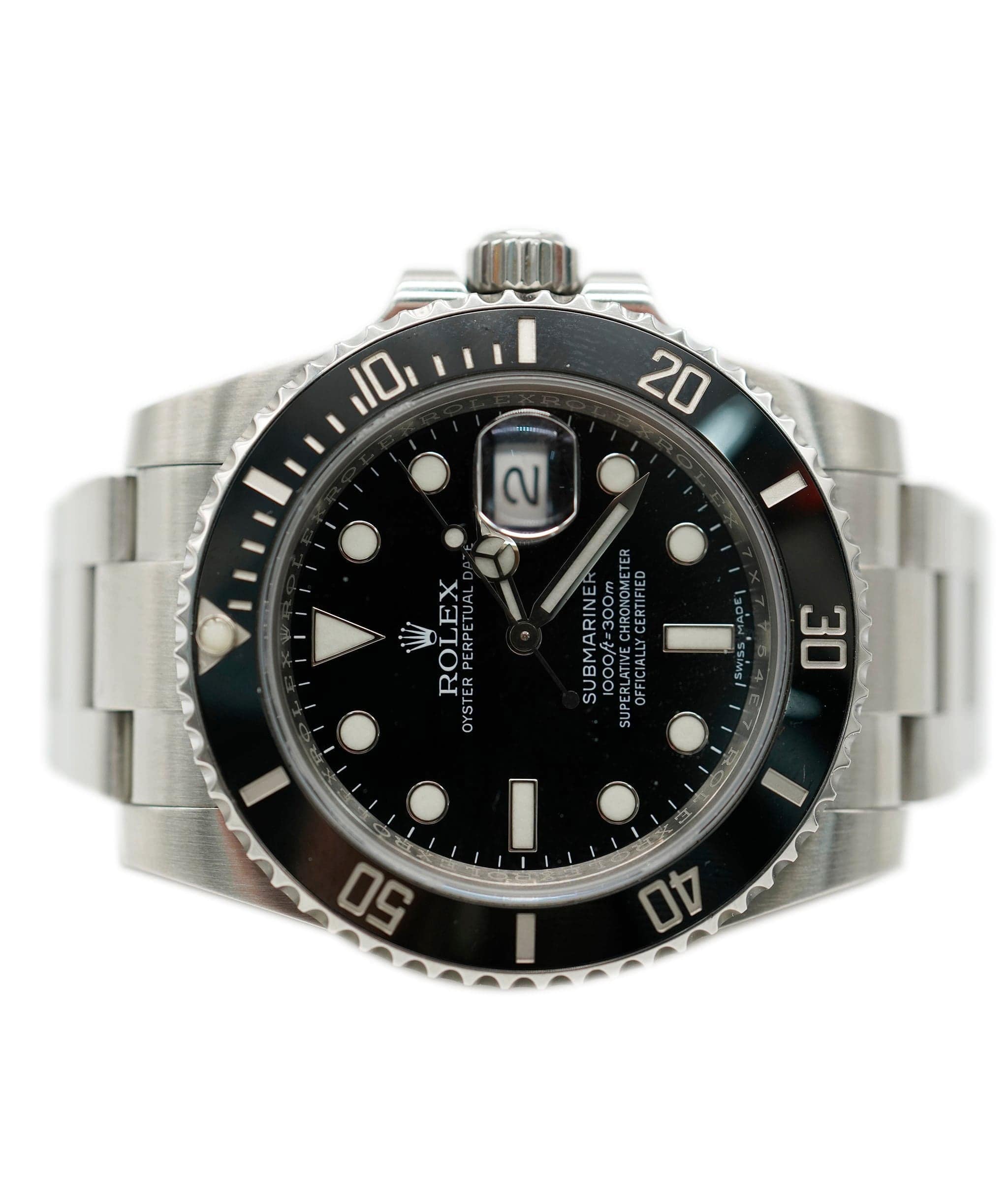 Rolex Submarinter Date 2017, box and Papers Steel AGC1490