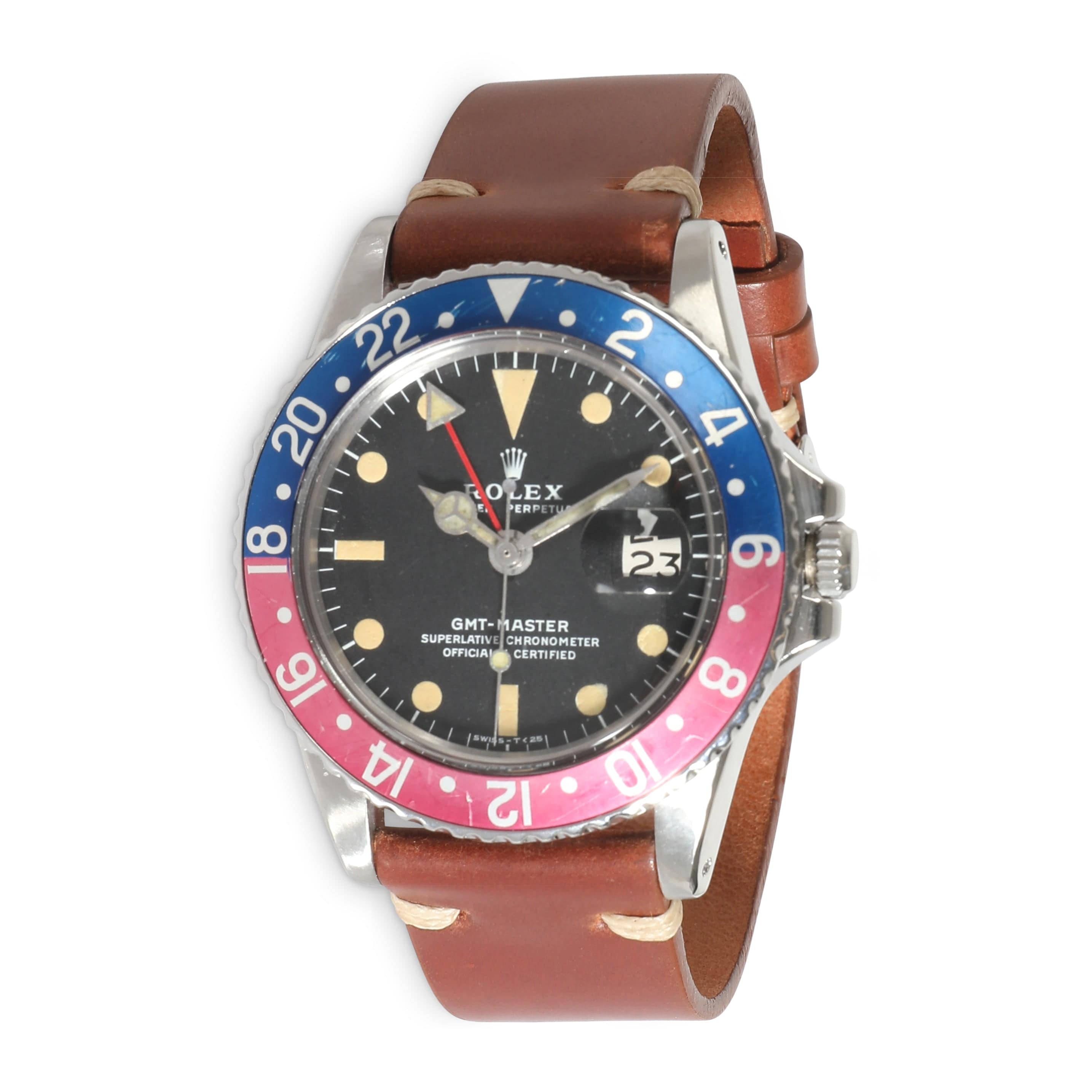 Rolex GMT-Master 1675 Men's Watch in  Stainless Steel