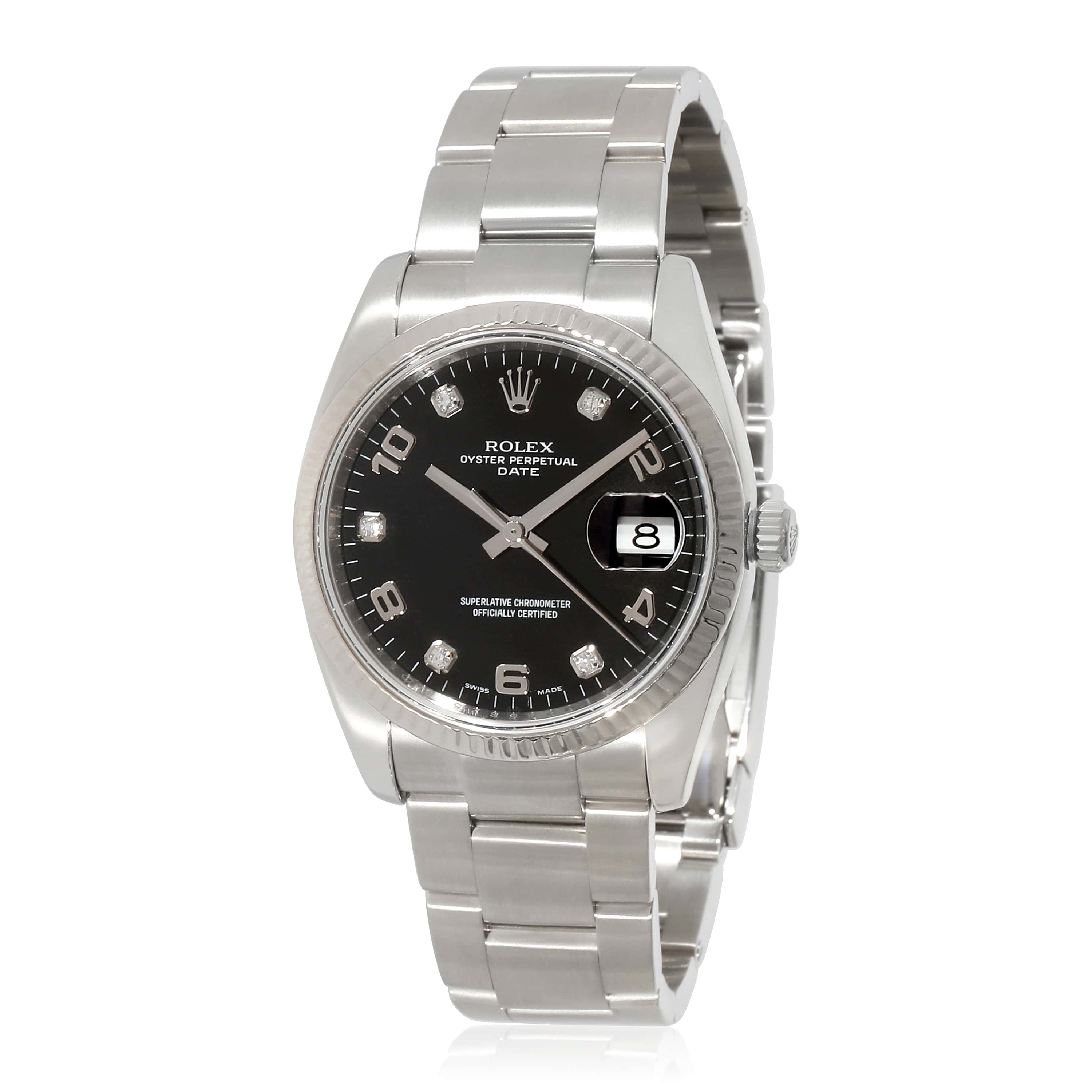 Rolex Rolex Date 115234 Unisex Watch in  Stainless Steel