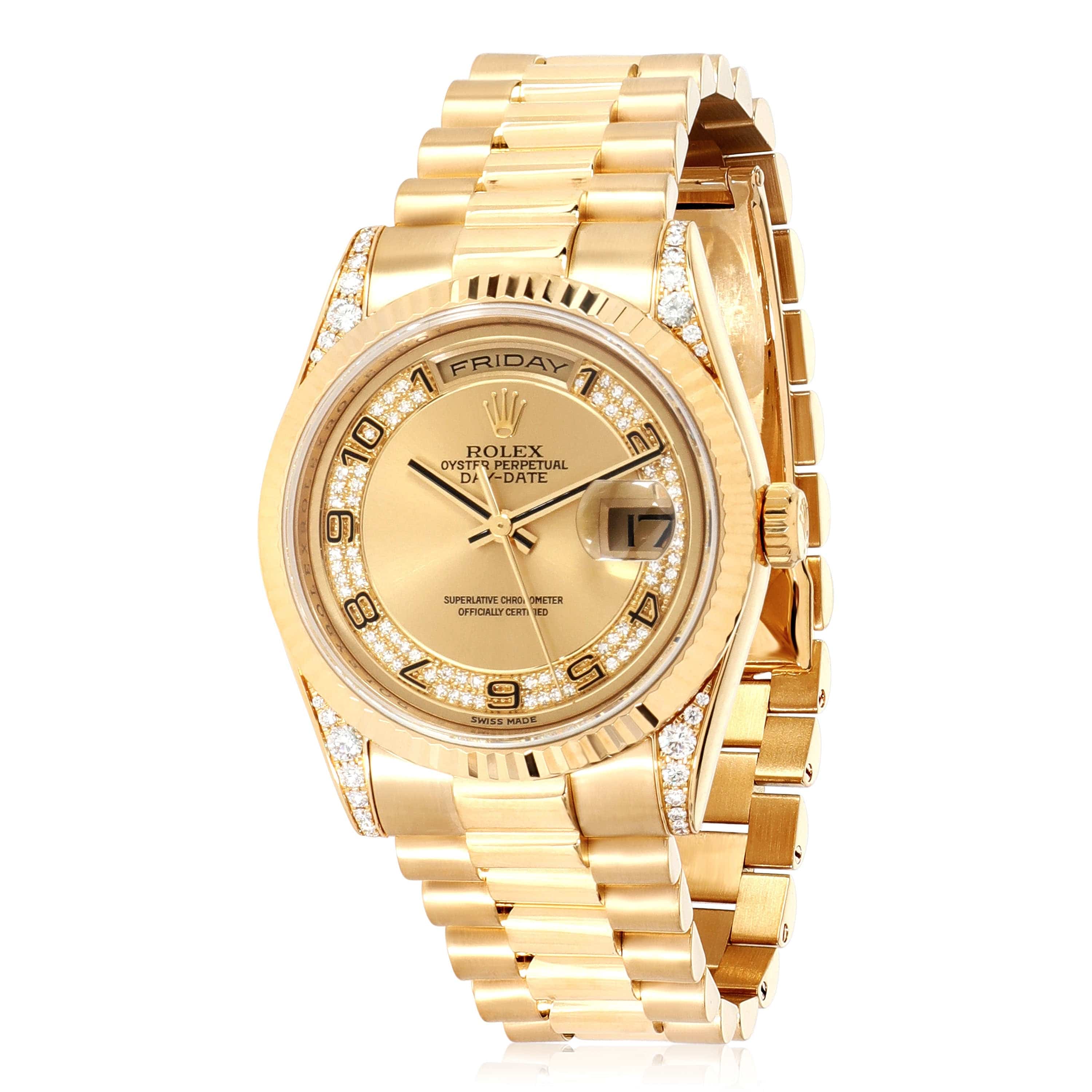 Rolex Rolex Day-Date 118338 Men's Watch in 18kt Yellow Gold