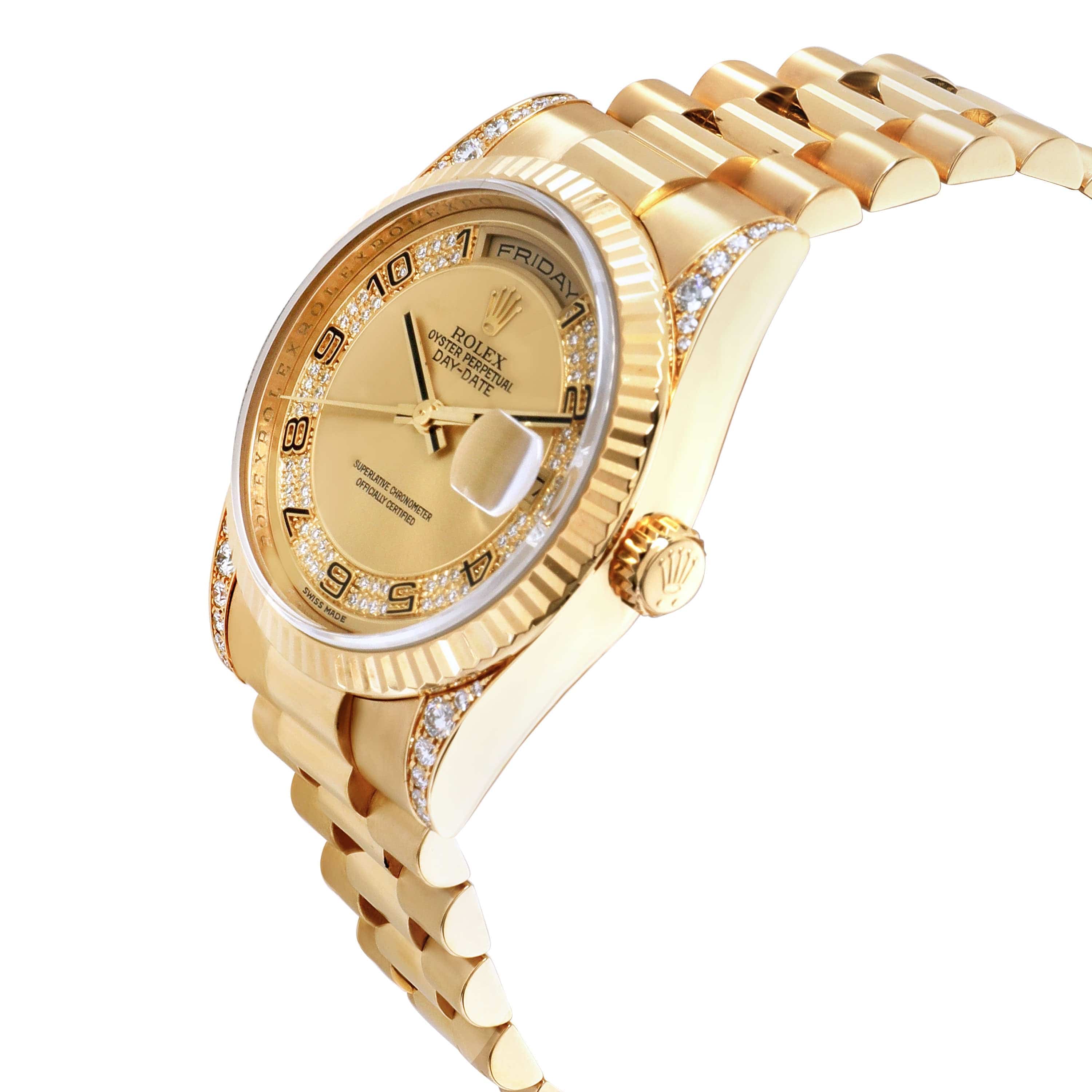 Rolex Rolex Day-Date 118338 Men's Watch in 18kt Yellow Gold