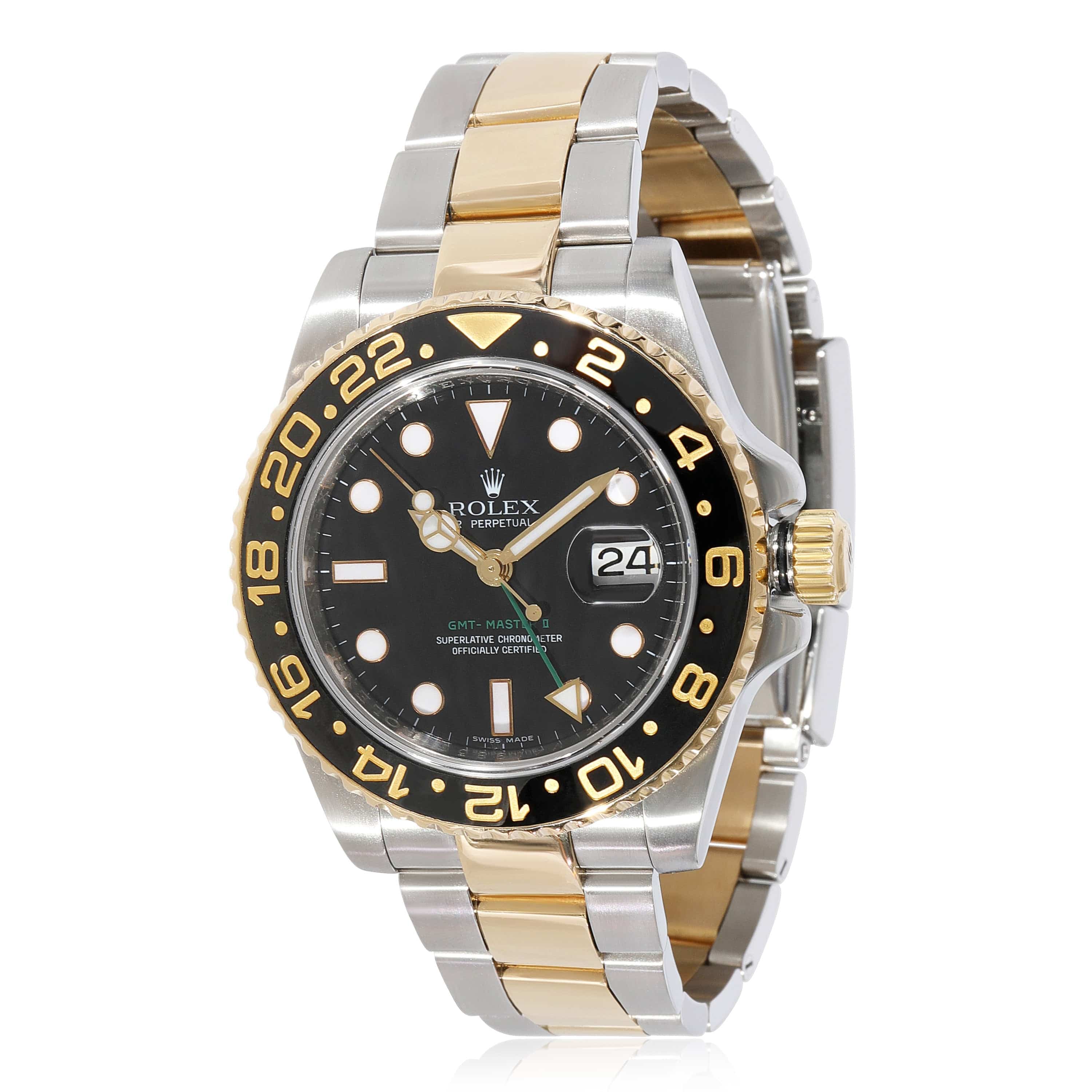 Rolex Rolex GMT Master II 116713LN Men's Watch in  Stainless Steel/Yellow Gold