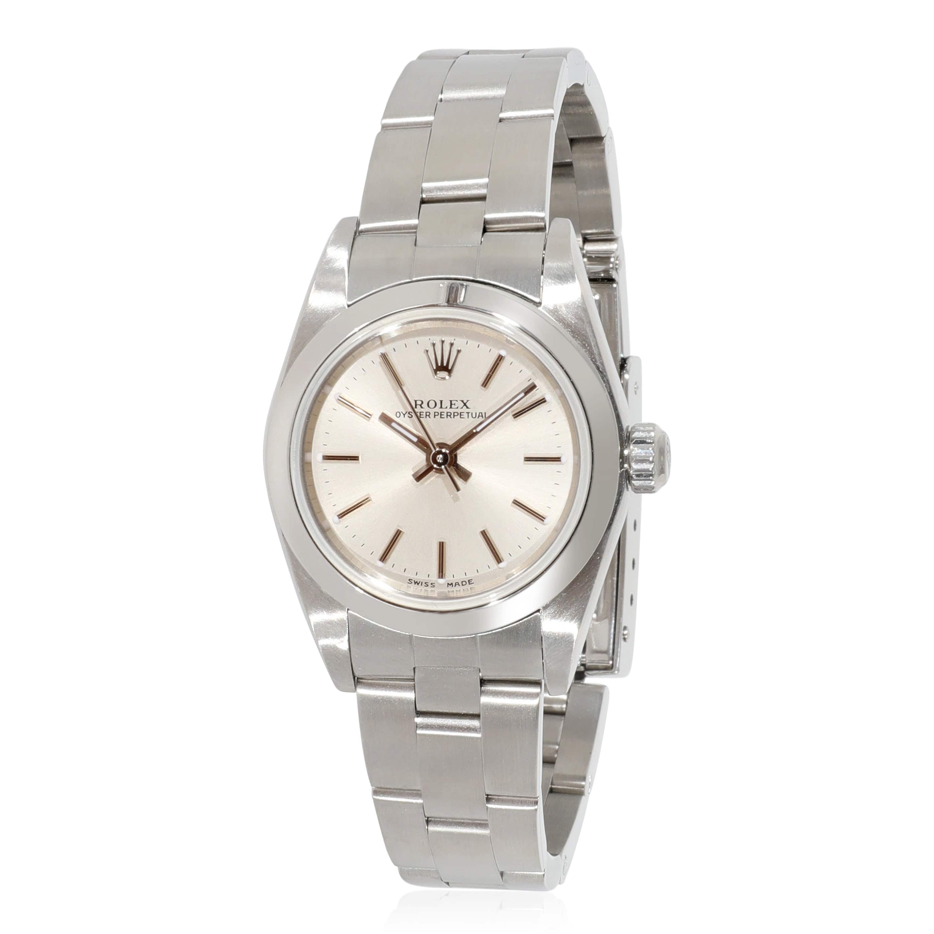 Rolex Rolex Oyster Perpetual 76080 Women's Watch in  Stainless Steel