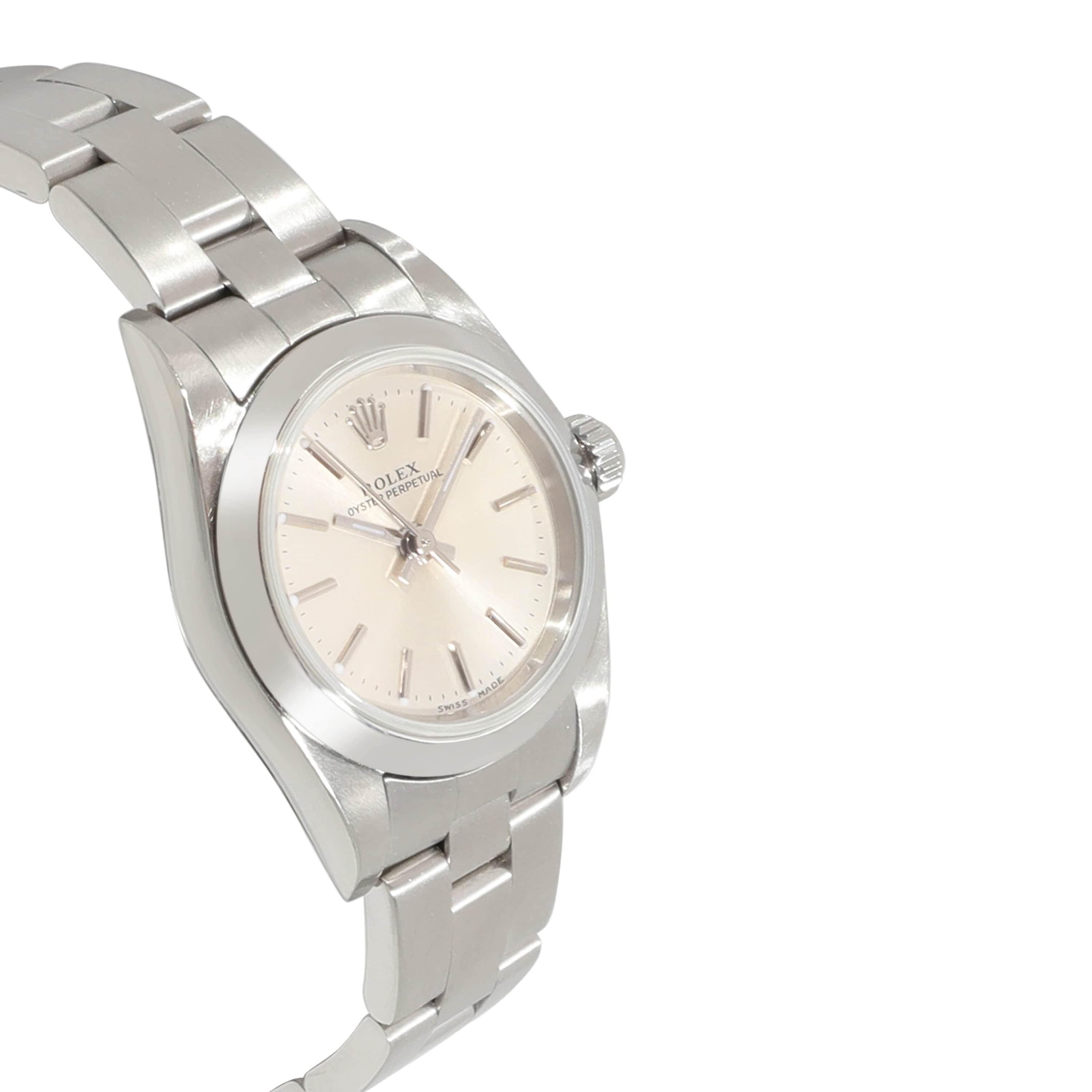 Rolex Rolex Oyster Perpetual 76080 Women's Watch in  Stainless Steel