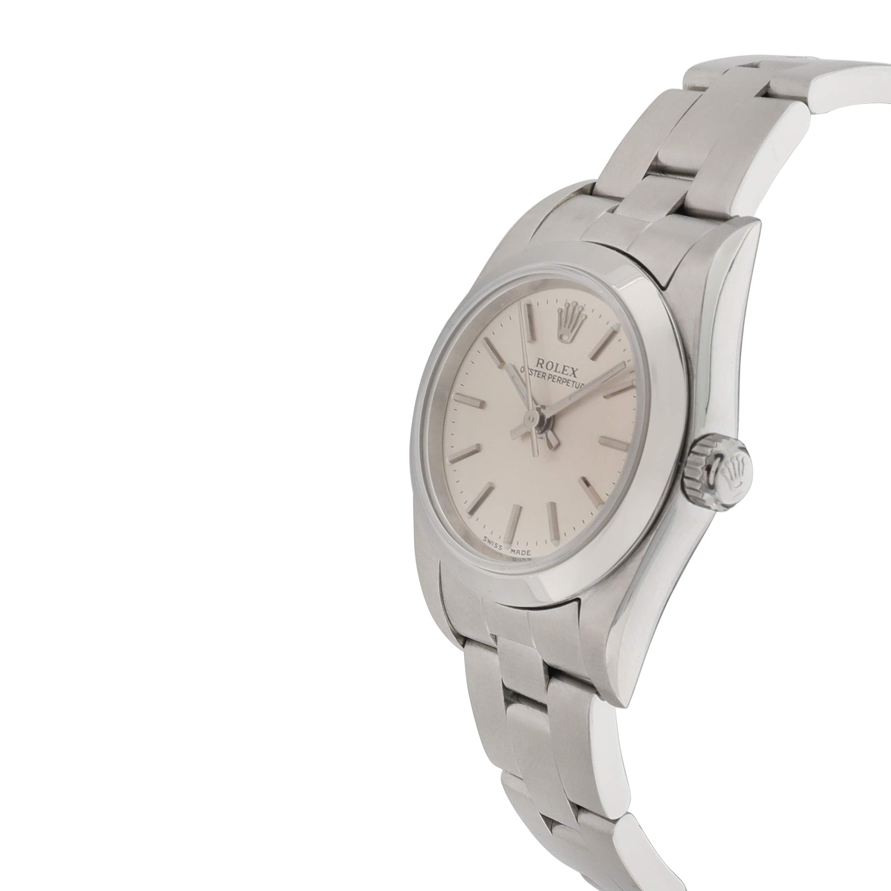 Rolex Rolex Oyster Perpetual 76080 Women's Watch in  Stainless Steel