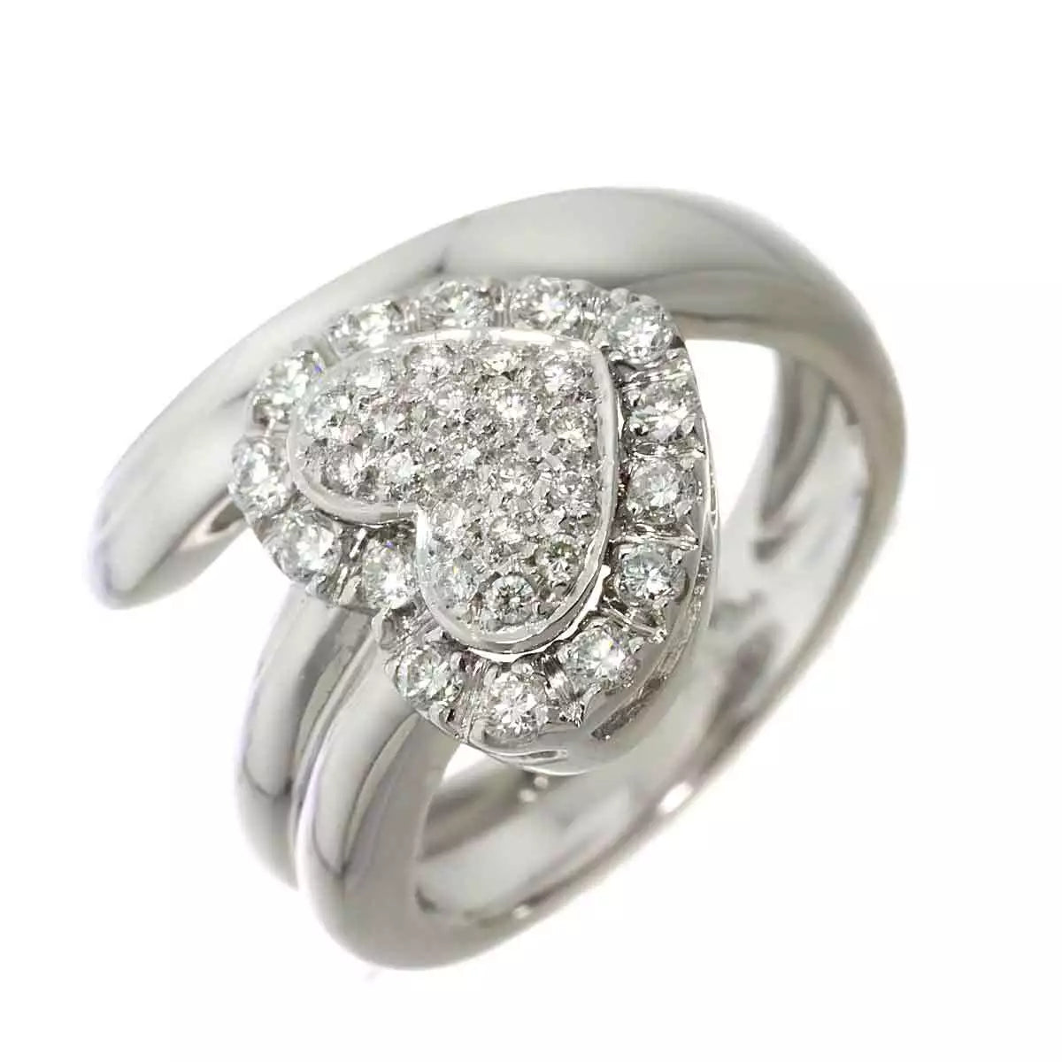 Star Jewelry Diamond 0.38ct Ring 18K WG 750 Size4.75-5(US) 90226610