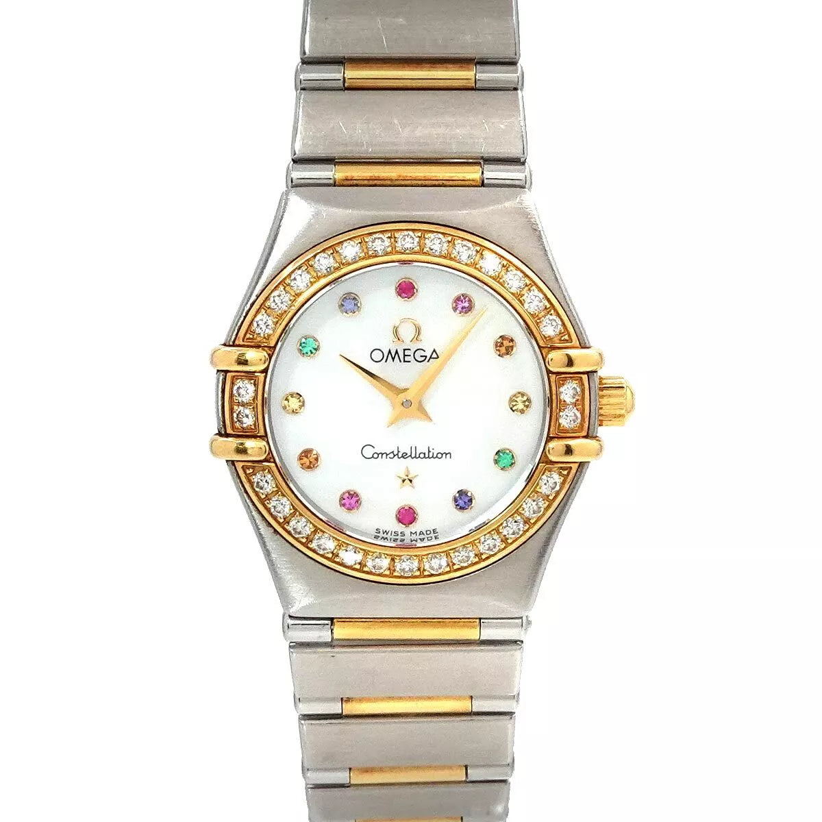 OMEGA Constellation Mini My Choice 1365.79 750 YG Diamond Ladies 90218126