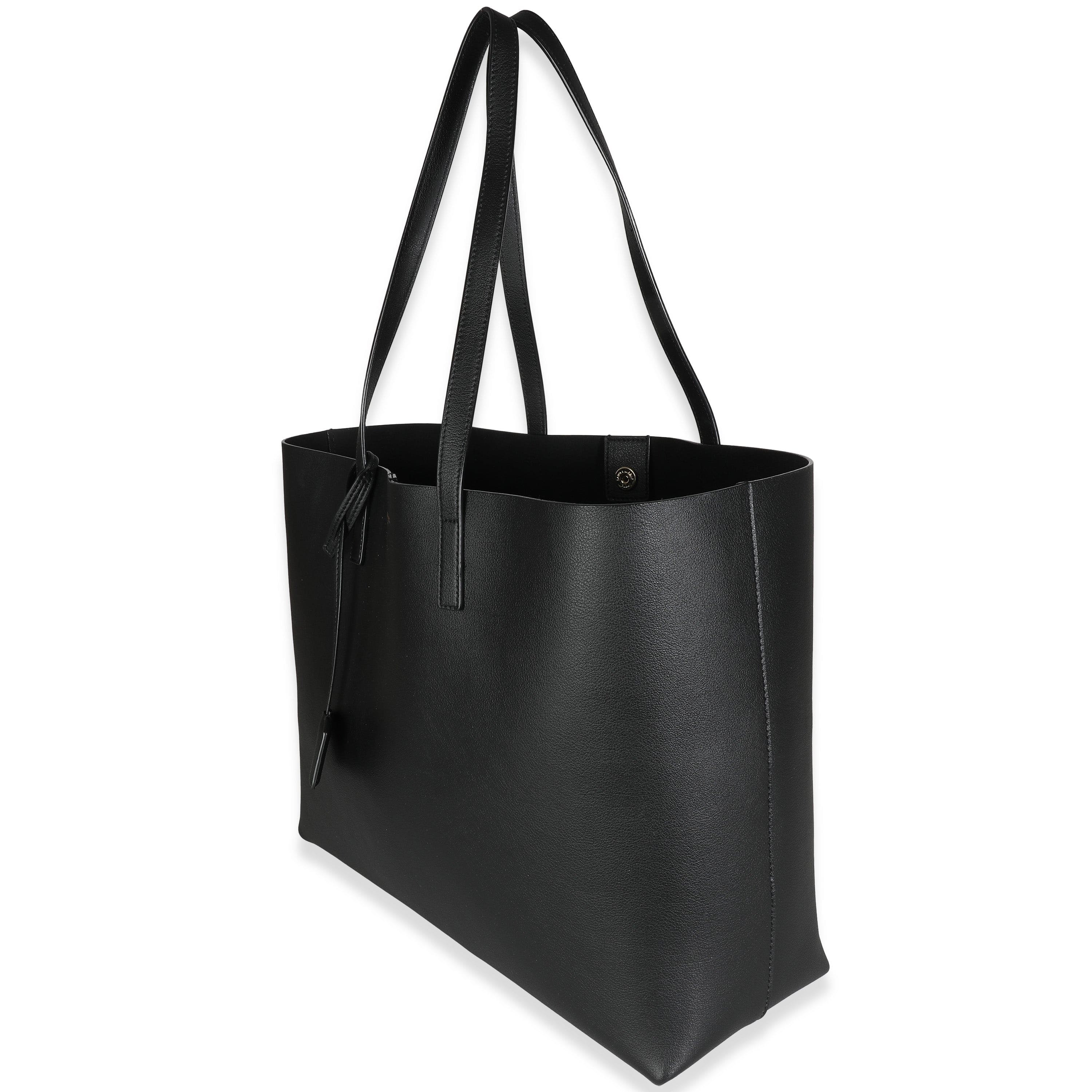 Saint Laurent Saint Laurent Black Calfskin East West Shopping Tote