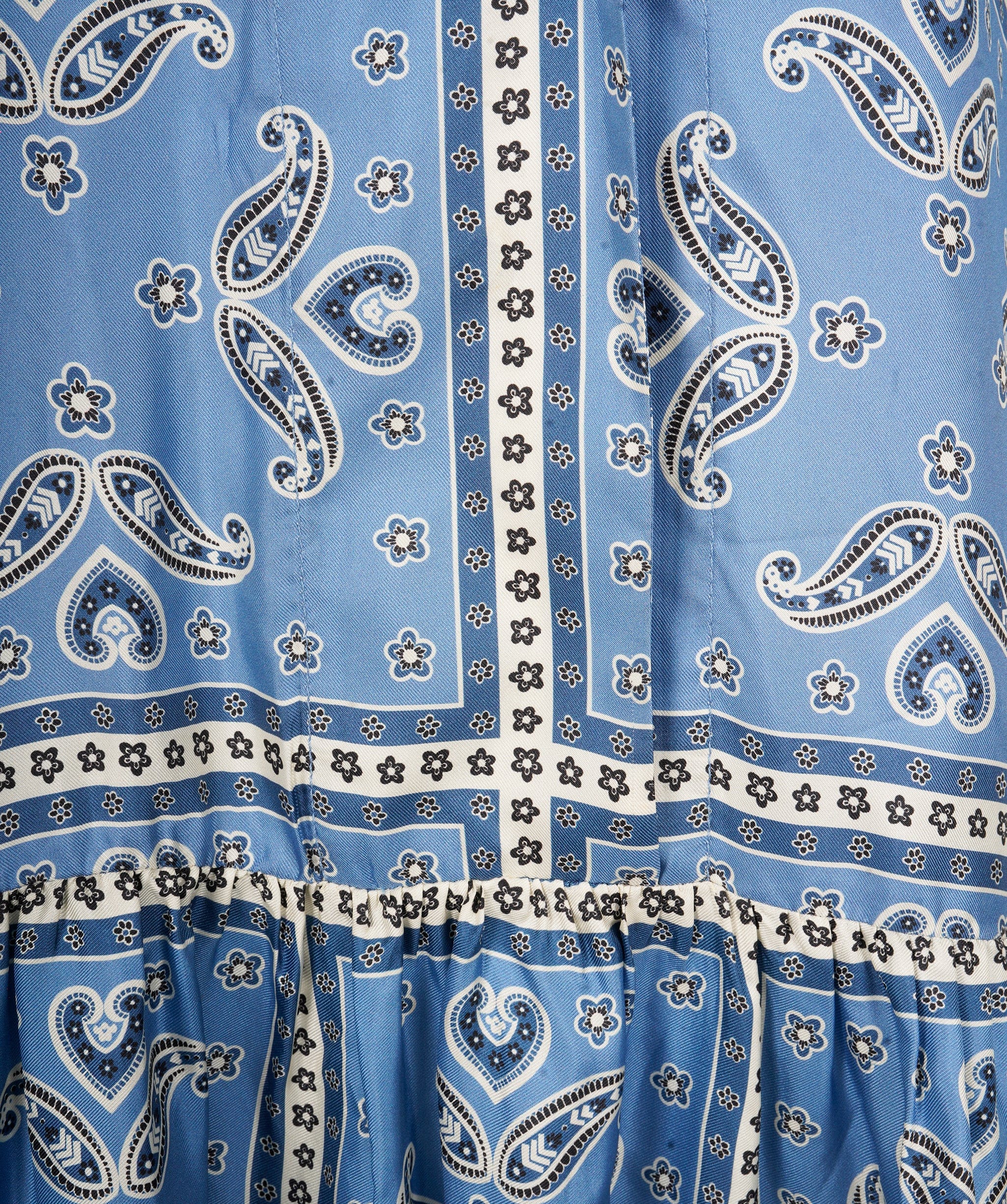 Sandro sandro blue boho dress AVL1085