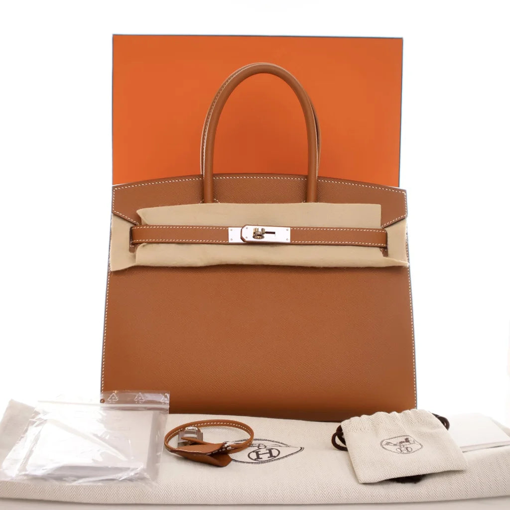 Hermes Birkin 30 Sellier Gold Epsom PSG6BT