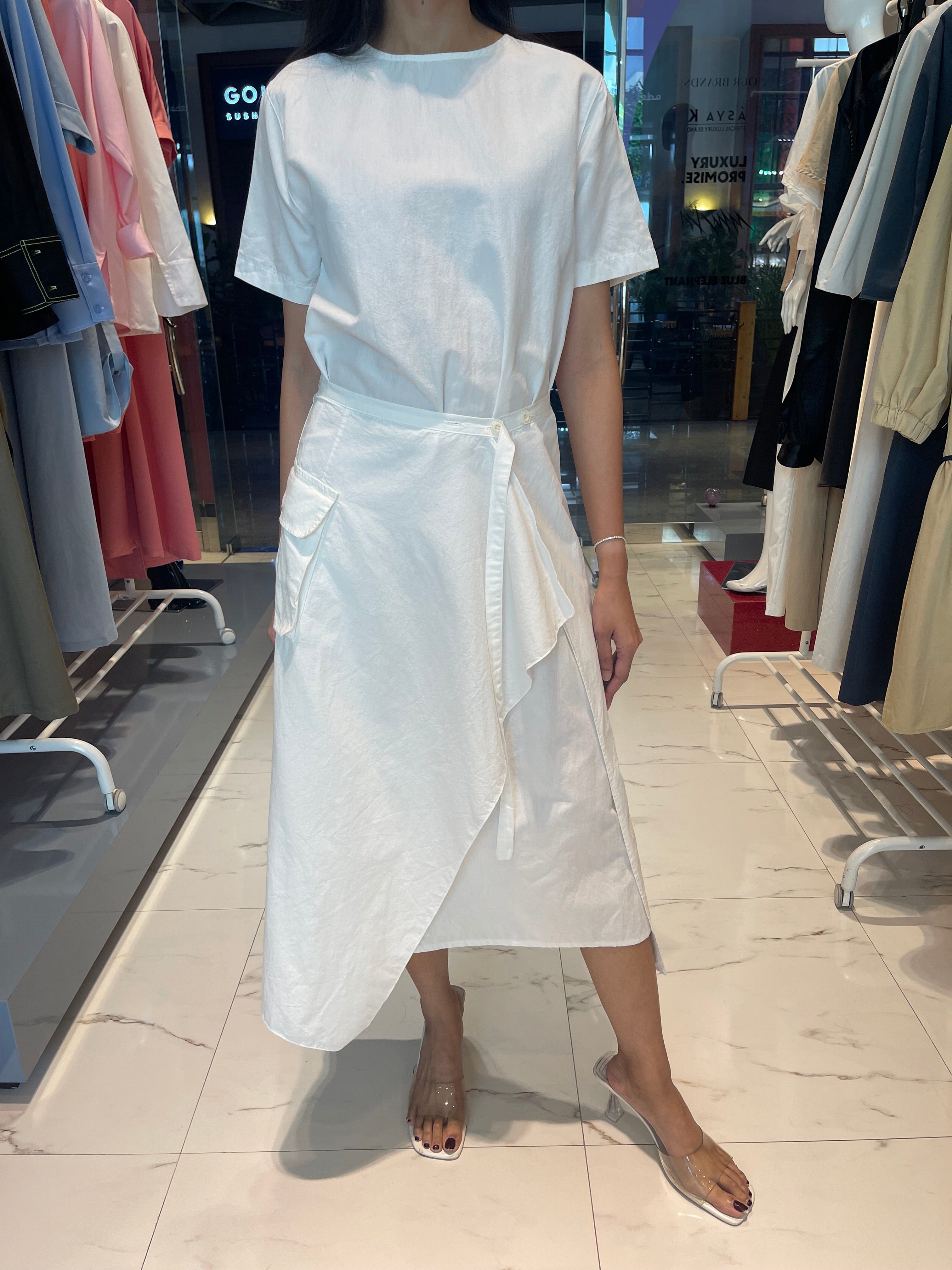 SEOUL COLLECTION SHORT SLEEVES WRAP DRESS “ARSENIA” (فستان)