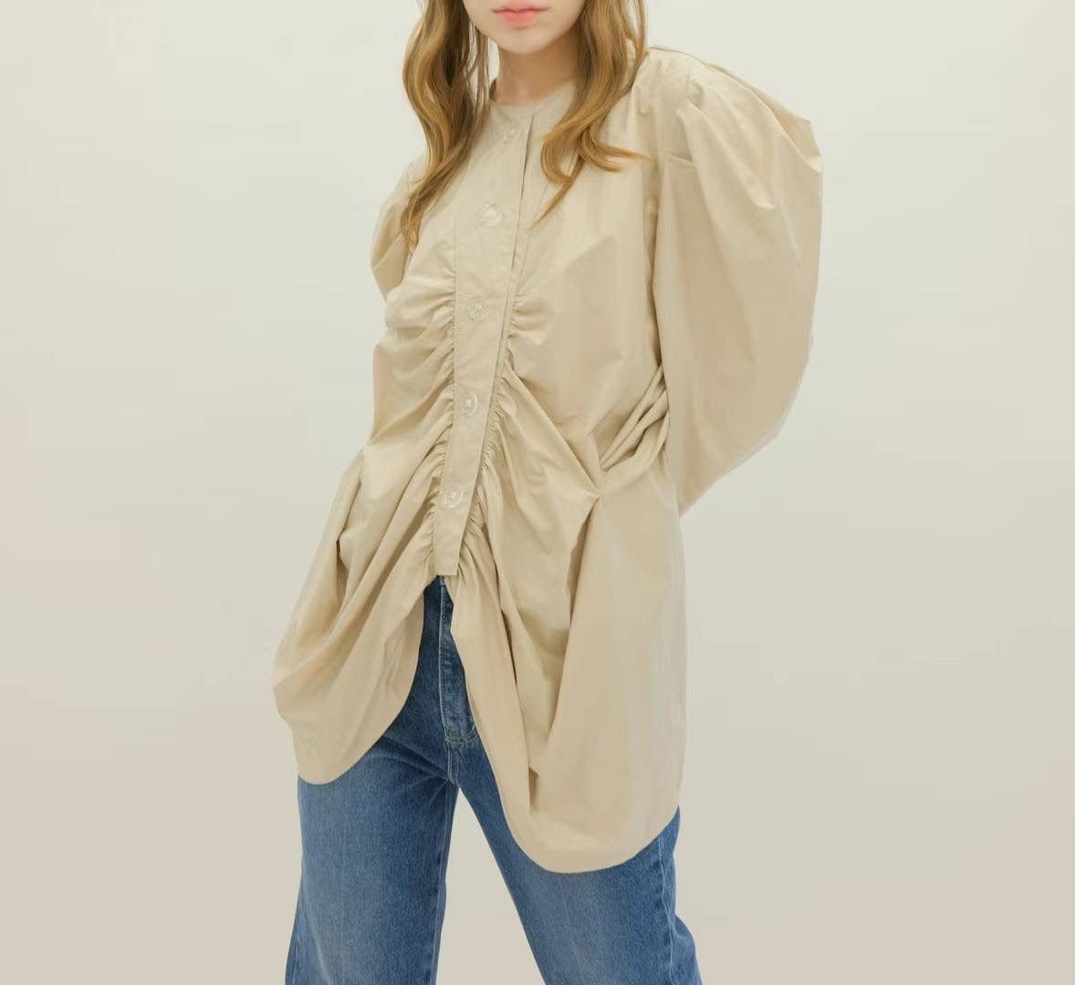 SEOUL COLLECTION PUFFY SLEEVES SHIRT  (قميص) “MOSA”