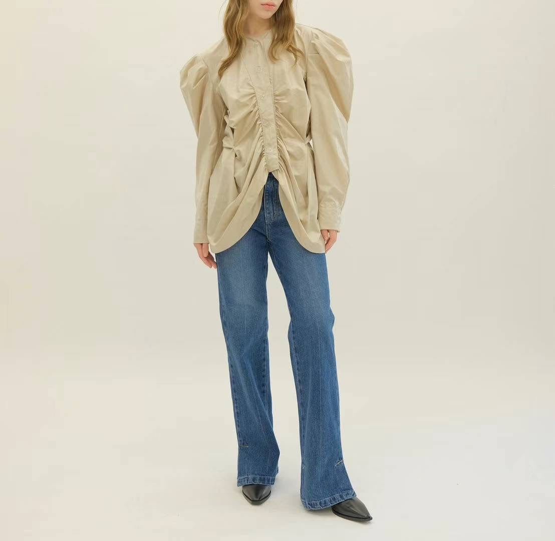 SEOUL COLLECTION PUFFY SLEEVES SHIRT  (قميص) “MOSA”